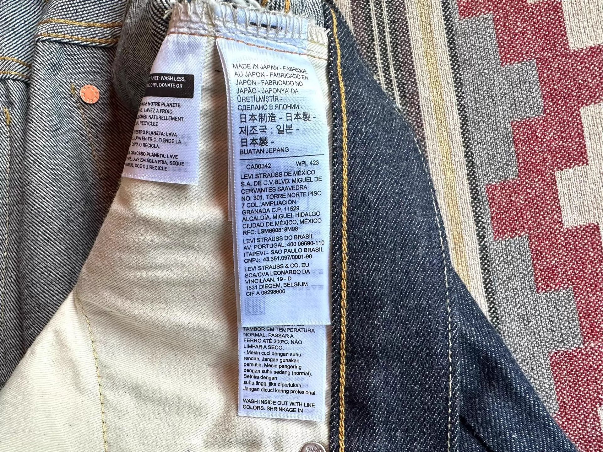 Levi's Levi's LVC 1954 501ZXX Selvage Raw Denim Japan W32L32 New Size US 32 / EU 48 - 8 Thumbnail