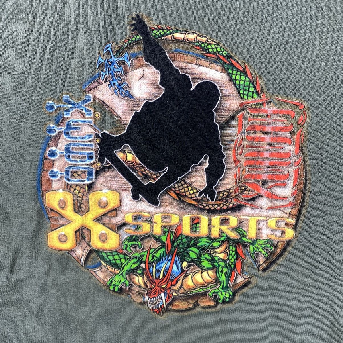 Vintage Vintage BIG BALL SPORTS Skate Dragon Graphic Tee Shirt Size US L / EU 52-54 / 3 - 2 Thumbnail