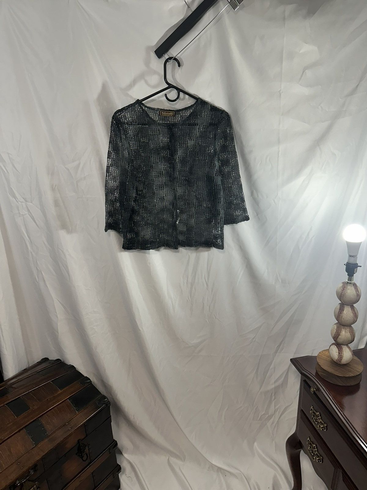 Vintage Vintage Netted Shirt Size S / US 4 / IT 40 - 1 Thumbnail