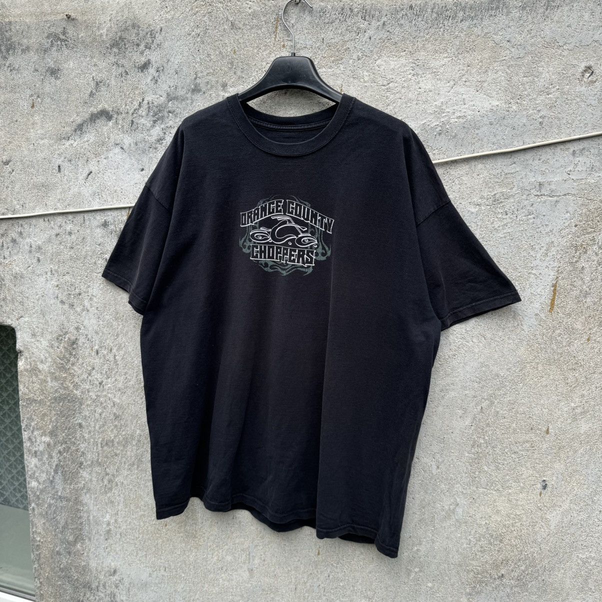 West Coast Choppers Orange Country Choppers Vintage Washed Tee WCC Harley 00s Size US XL / EU 56 / 4 - 2 Thumbnail