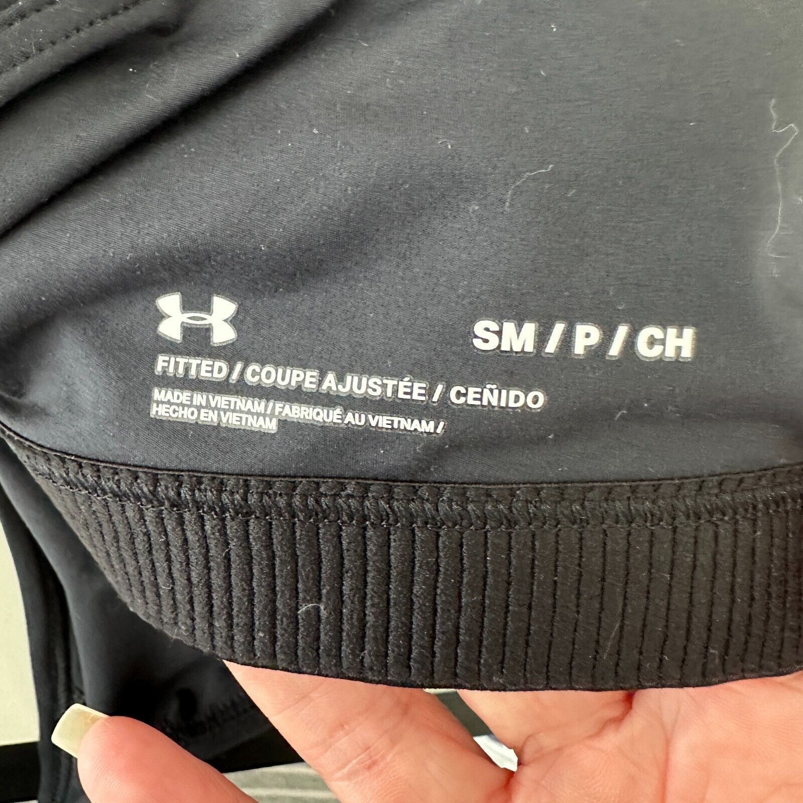 Under Armour NWT Under Armour Black Meridian Fitted Crop Tank Sports Bra Size S / US 4 / IT 40 - 5 Thumbnail