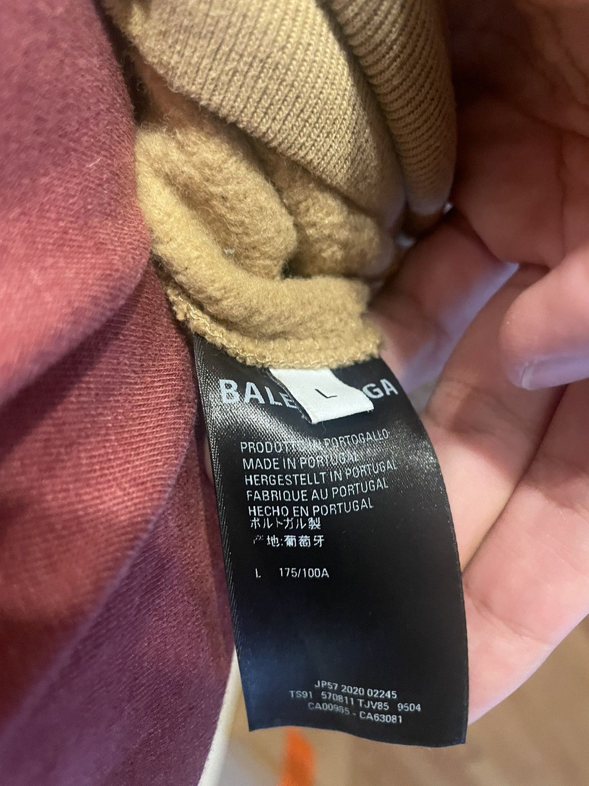 Balenciaga New Balenciaga Tonal Logo Hoodie Size Large Size US L / EU 52-54 / 3 - 10 Thumbnail