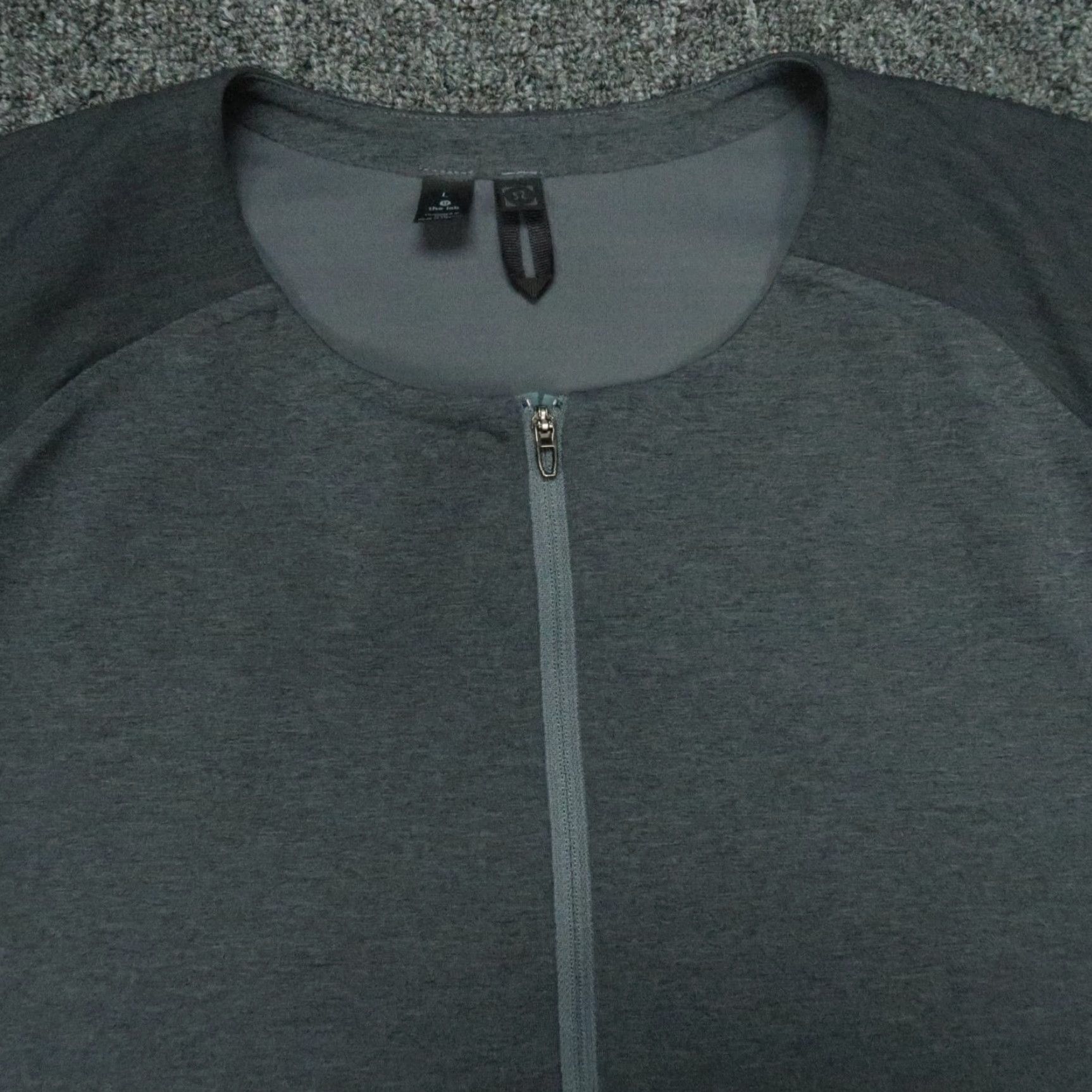 Lululemon Lululemon Pullover Mens Large Blue Gray The Lab Refract Track Jacket Half Zip Size US L / EU 52-54 / 3 - 2 Thumbnail