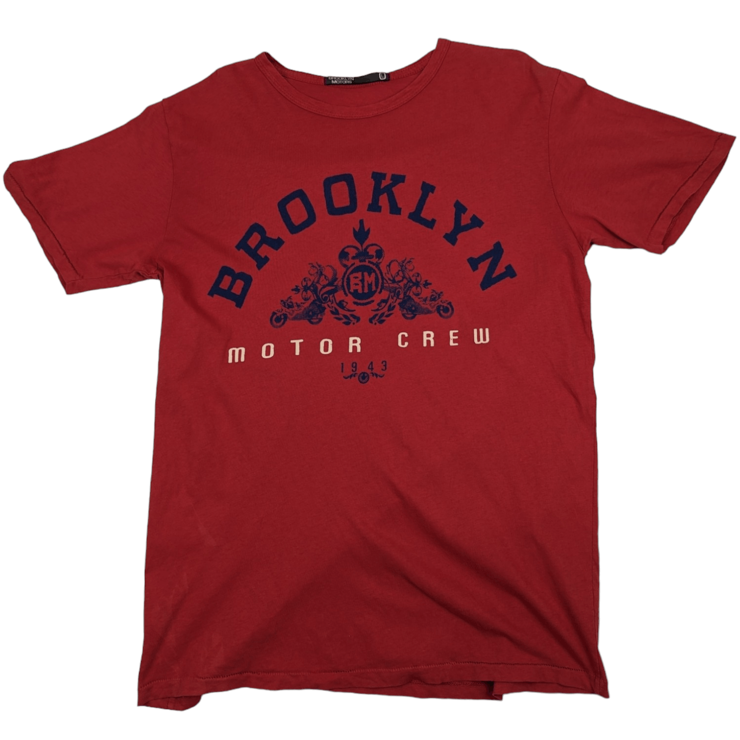 Vintage Vintage 90's BROOKLYN MOTORS Graphic T-Shirt Single Stitches Size US L / EU 52-54 / 3 - 2 Thumbnail