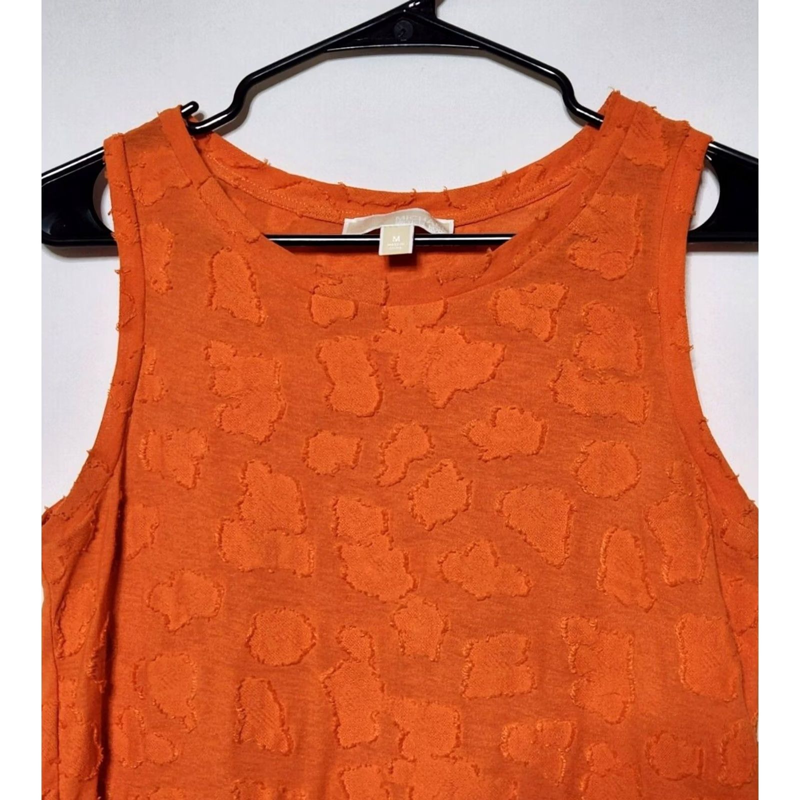 Michael Kors Michael Kors Womens Tank Top Sleeveless Orange Ruffle Shirt M Size Size M / US 6-8 / IT 42-44 - 3 Thumbnail