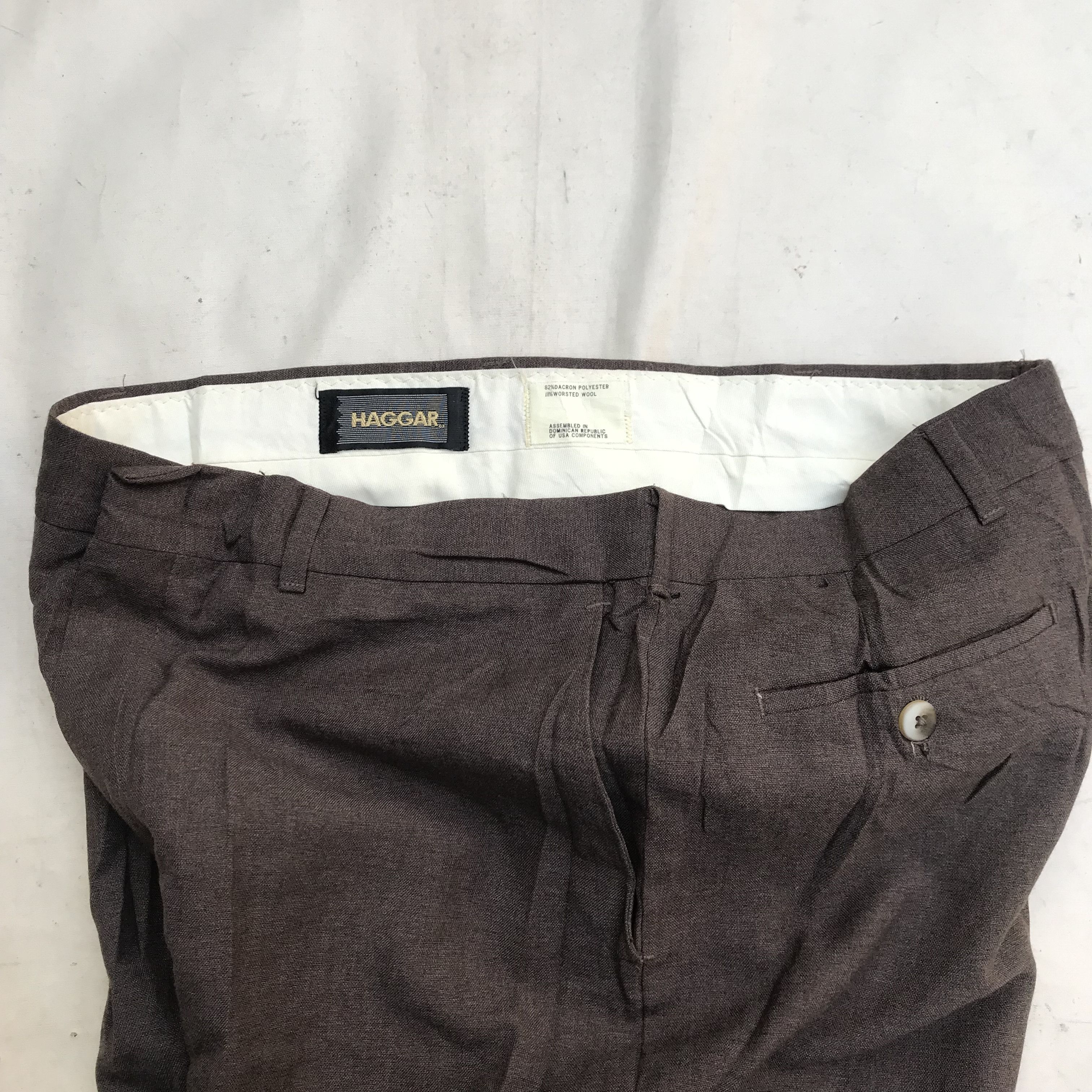 Haggar Vintage HAGGAR US slacks Sta prest Permanent Prest Trouser Size US 36 / EU 52 - 16 Thumbnail