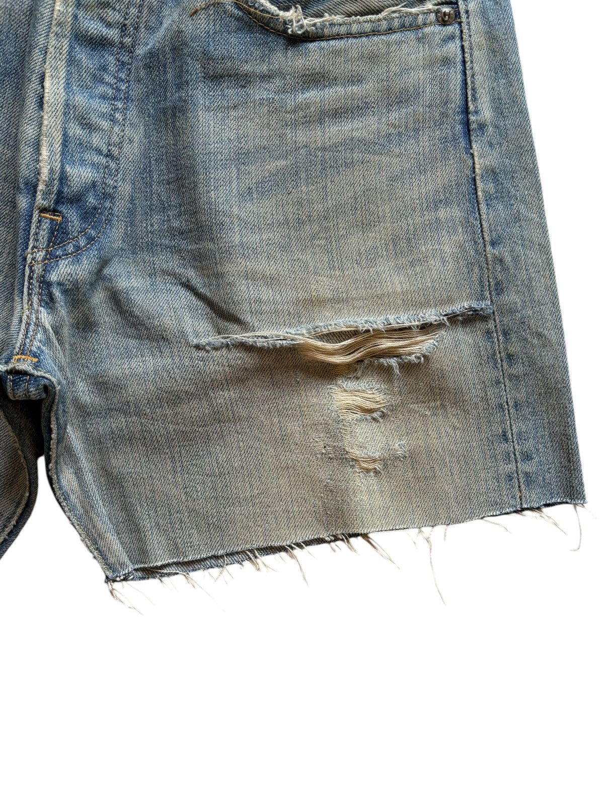 Levi's × Levi's Vintage Clothing Vintage 80s Levis 501 Big E Selvedge Mud Wash Jean Shorts Size US 29 - 10 Thumbnail