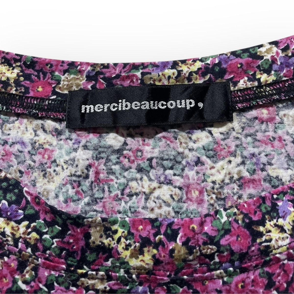 Issey Miyake × Japanese Brand × mercibeaucoup Mercibeaucoup by Issey Miyake Cropped T-shirt Size S / US 4 / IT 40 - 6 Thumbnail