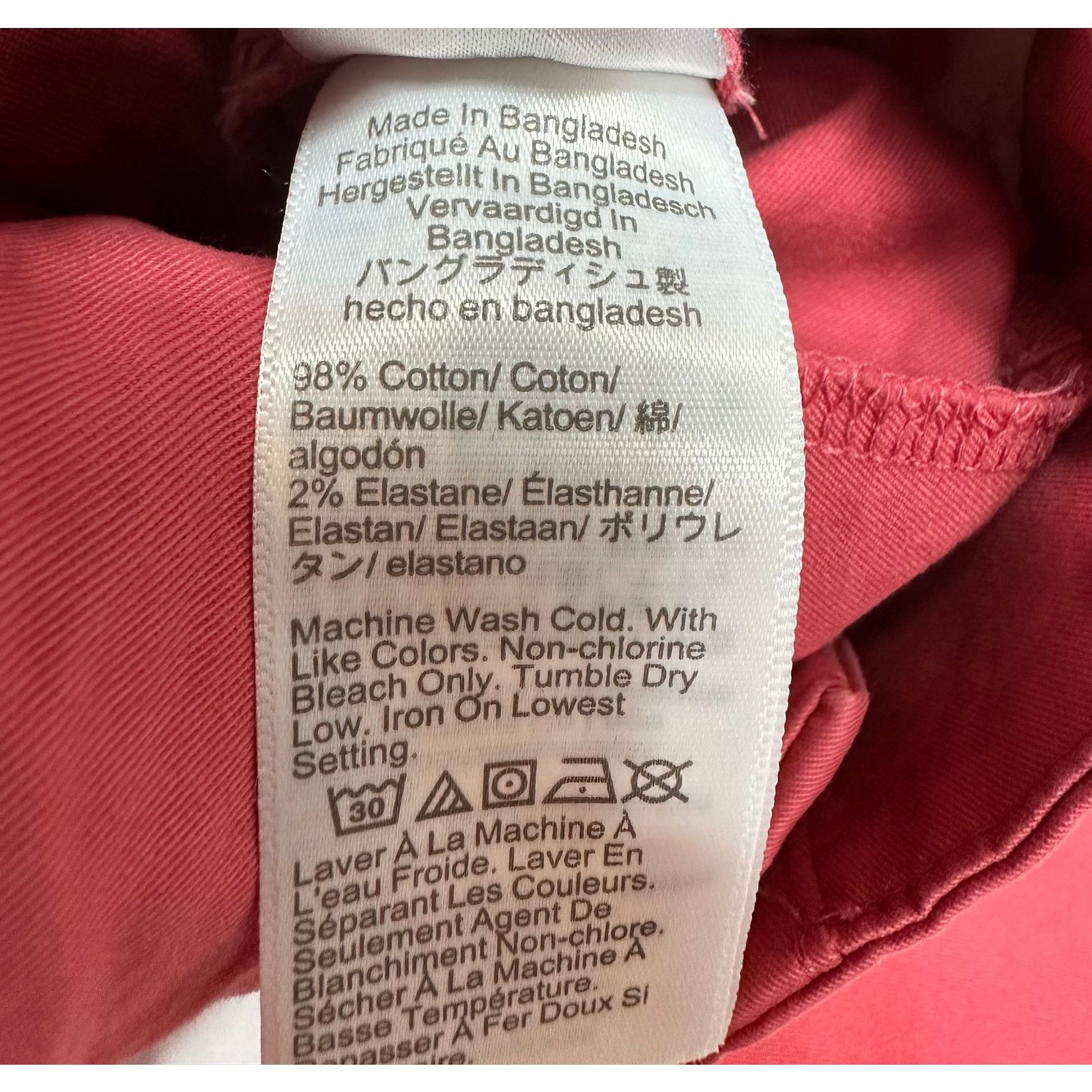 J.Crew Re-Imagined by J Crew Classic Twill Chino Shorts Salmon 14 Size 36" / US 14 / IT 50 - 15 Thumbnail