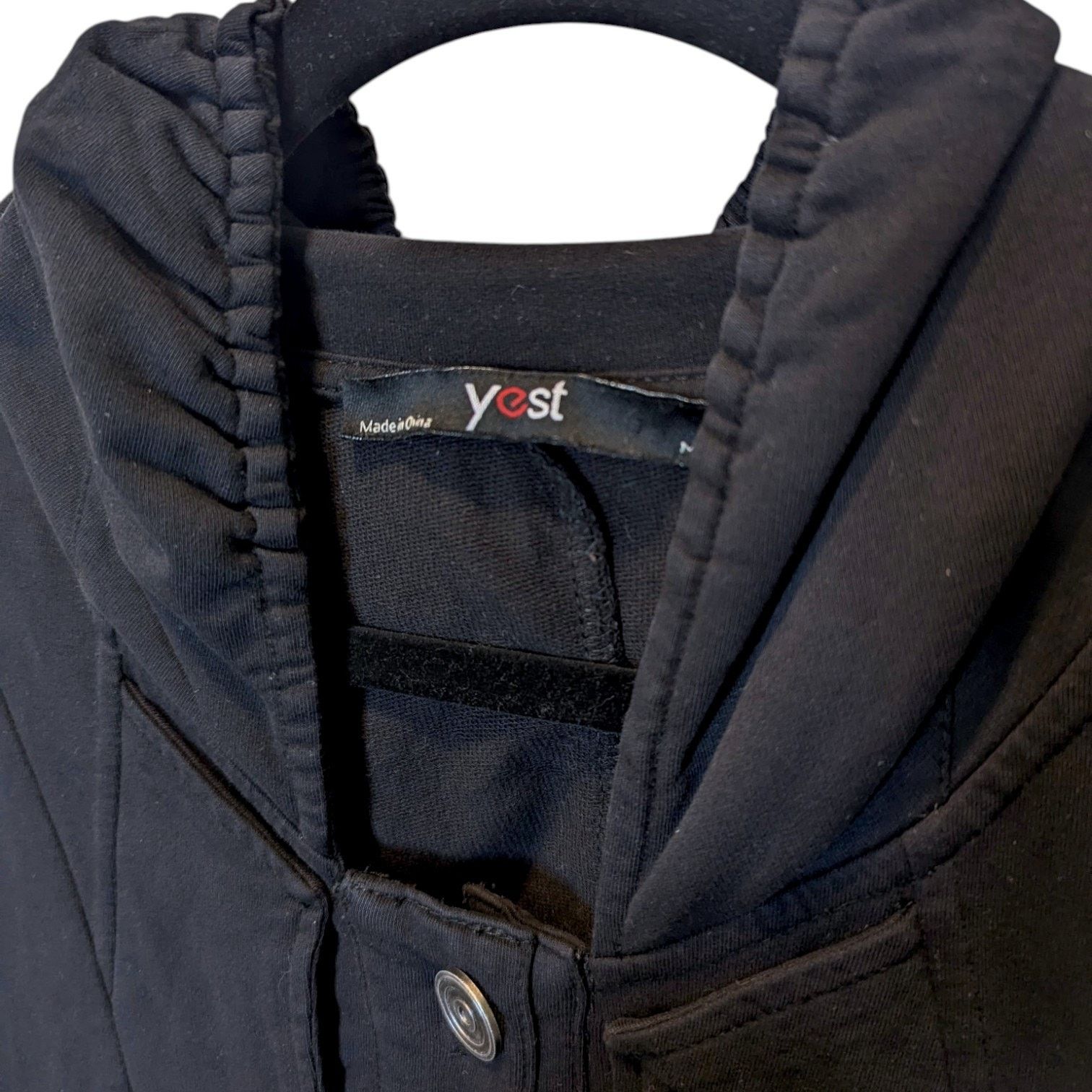 Other Yest Avante Garde Black Button Down Tulip Long Coat Medium Size M / US 6-8 / IT 42-44 - 4 Thumbnail