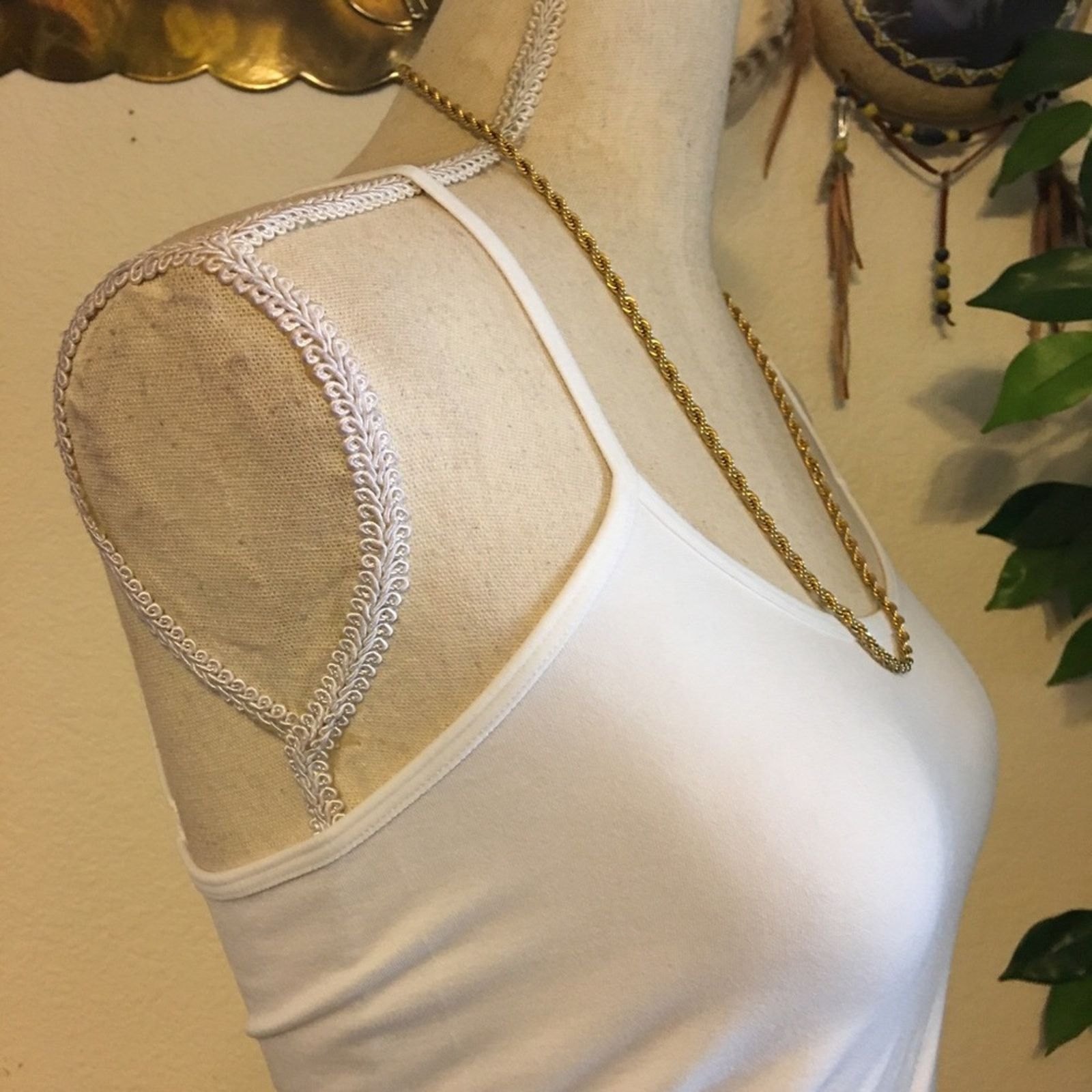 Vintage Vintage gold tone twisted rope chain necklace Size ONE SIZE - 2 Thumbnail