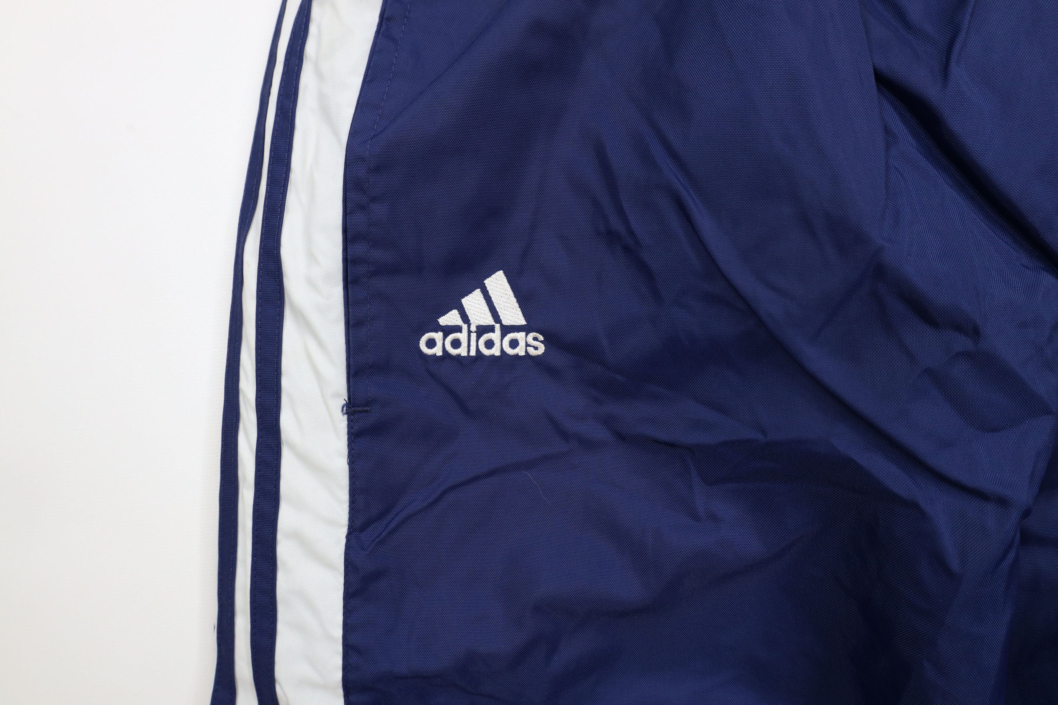 Adidas × Vintage Vintage 90s Adidas Spell Striped Lined Joggers Pants Blue Size US 40 / EU 56 - 6 Thumbnail