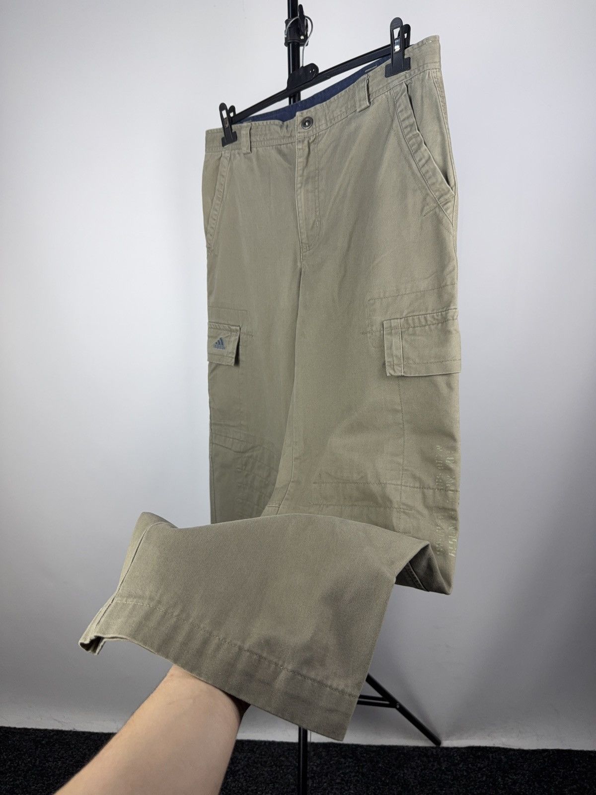 Adidas × Vintage Vintage 00s Adidas Cargo Outdoor Pants Y2K Size US 34 / EU 50 - 6 Thumbnail