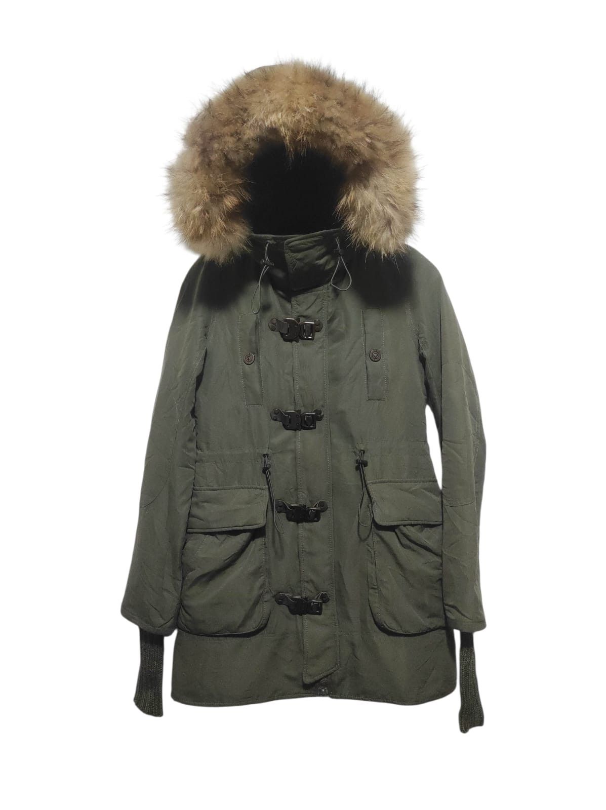 Japanese Brand SLY fur zip hoodie parka jacket LGB style Size US S / EU 44-46 / 1 - 2 Thumbnail