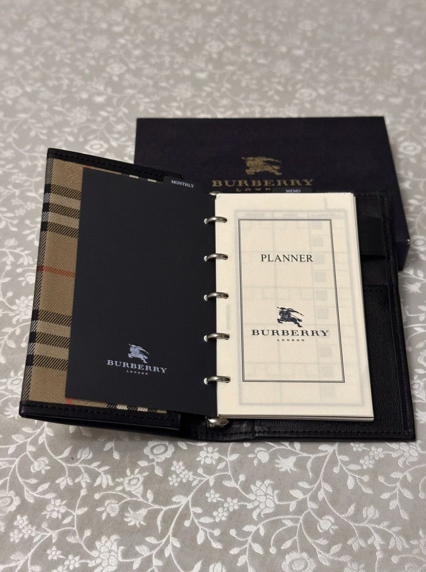 Burberry × Vintage 00’s Burberry London Nova-Check Gabardine Notebook Size ONE SIZE - 7 Thumbnail
