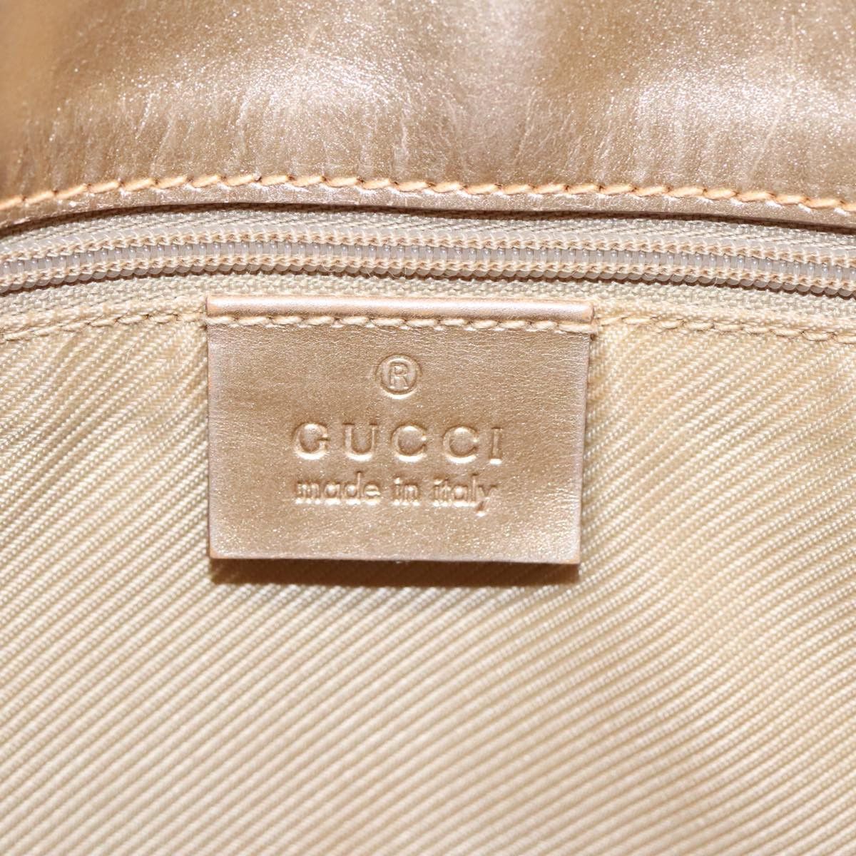 Gucci GUCCI GG Canvas Tote Bag Light Blue Gold 002 002 Size ONE SIZE - 14 Thumbnail