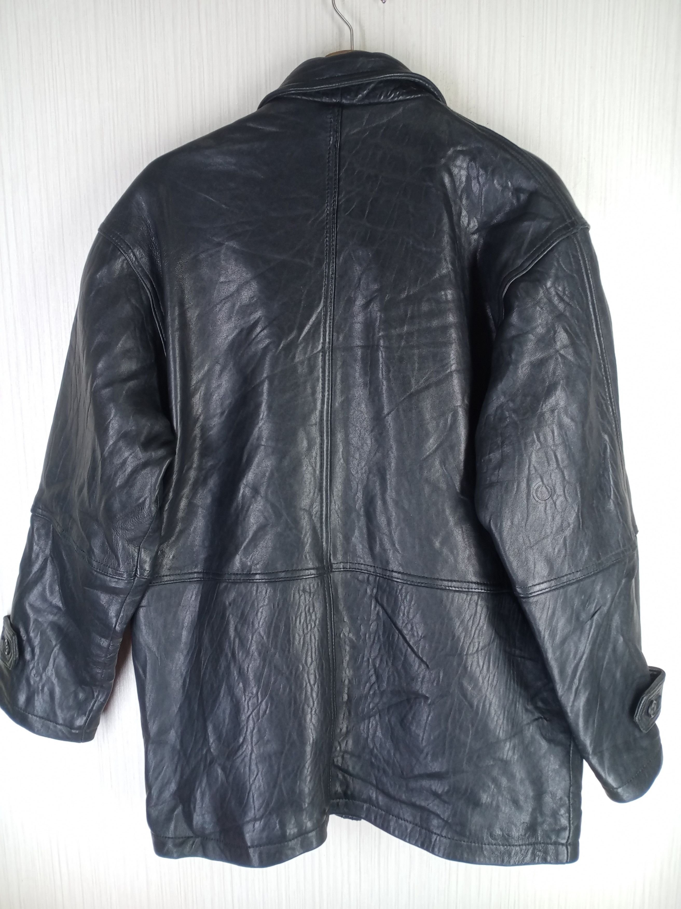 Genuine Leather × Japanese Brand × Vintage Rare Vintage Neo Blood Tokyo Leather Long Jacket Size US M / EU 48-50 / 2 - 5 Thumbnail
