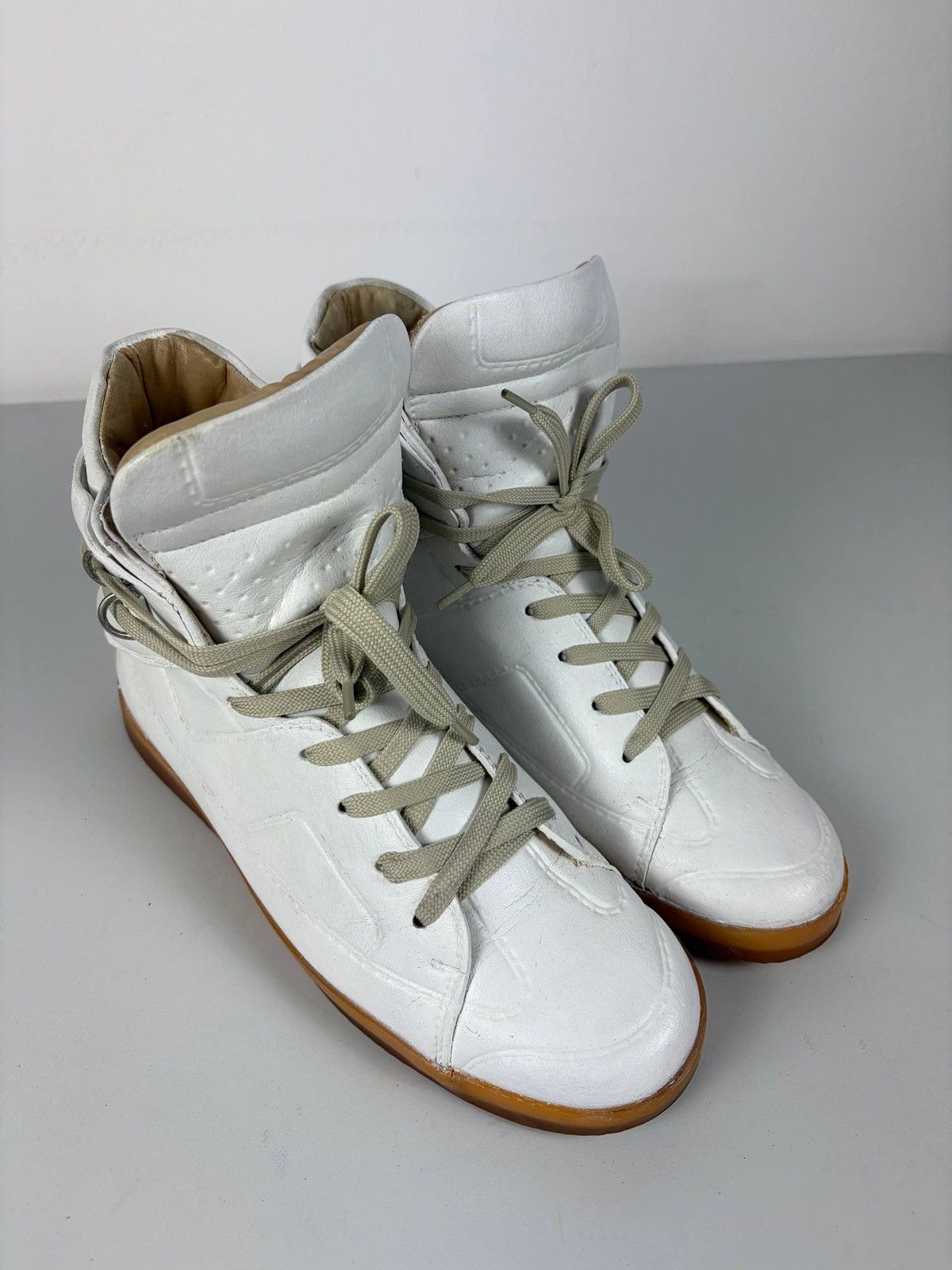 H&M × Maison Margiela 2012 Maison Margiela X H&M high tops Size US 7 / EU 40 - 3 Thumbnail