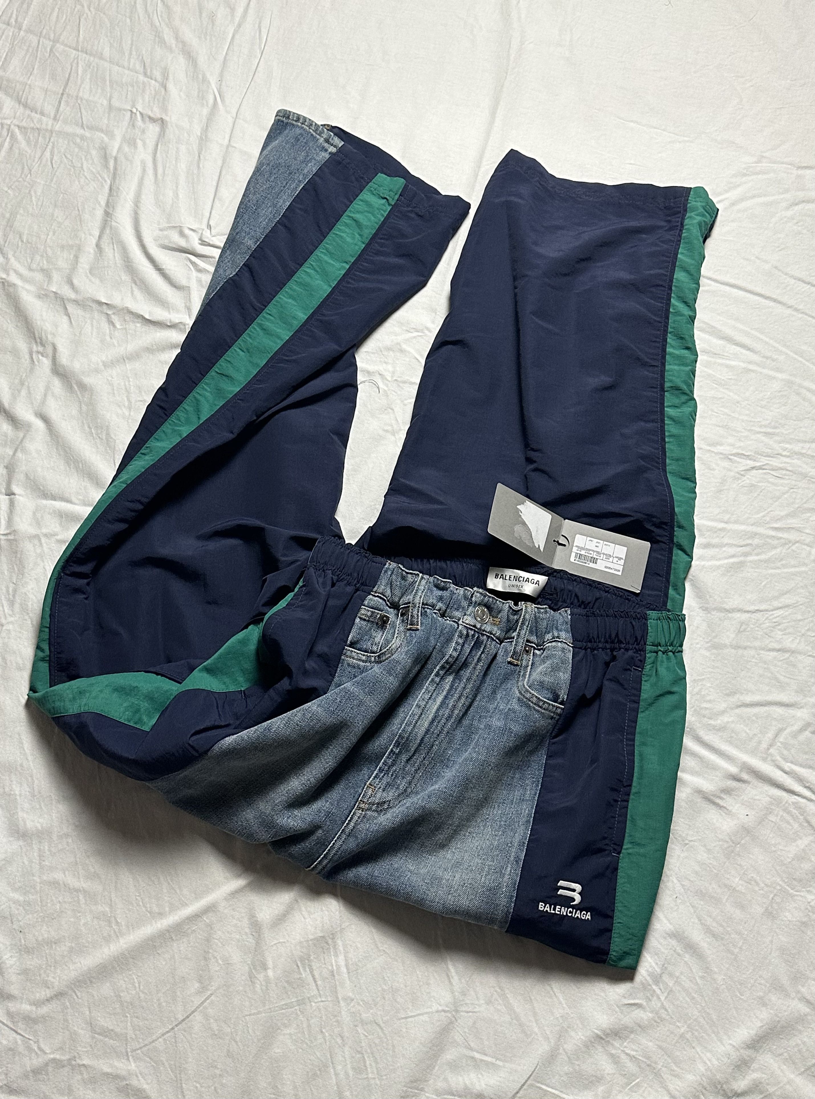 Balenciaga Hybrid Jeans x Track Pants | Made in Italy Size US 32 / EU 48 - 5 Thumbnail