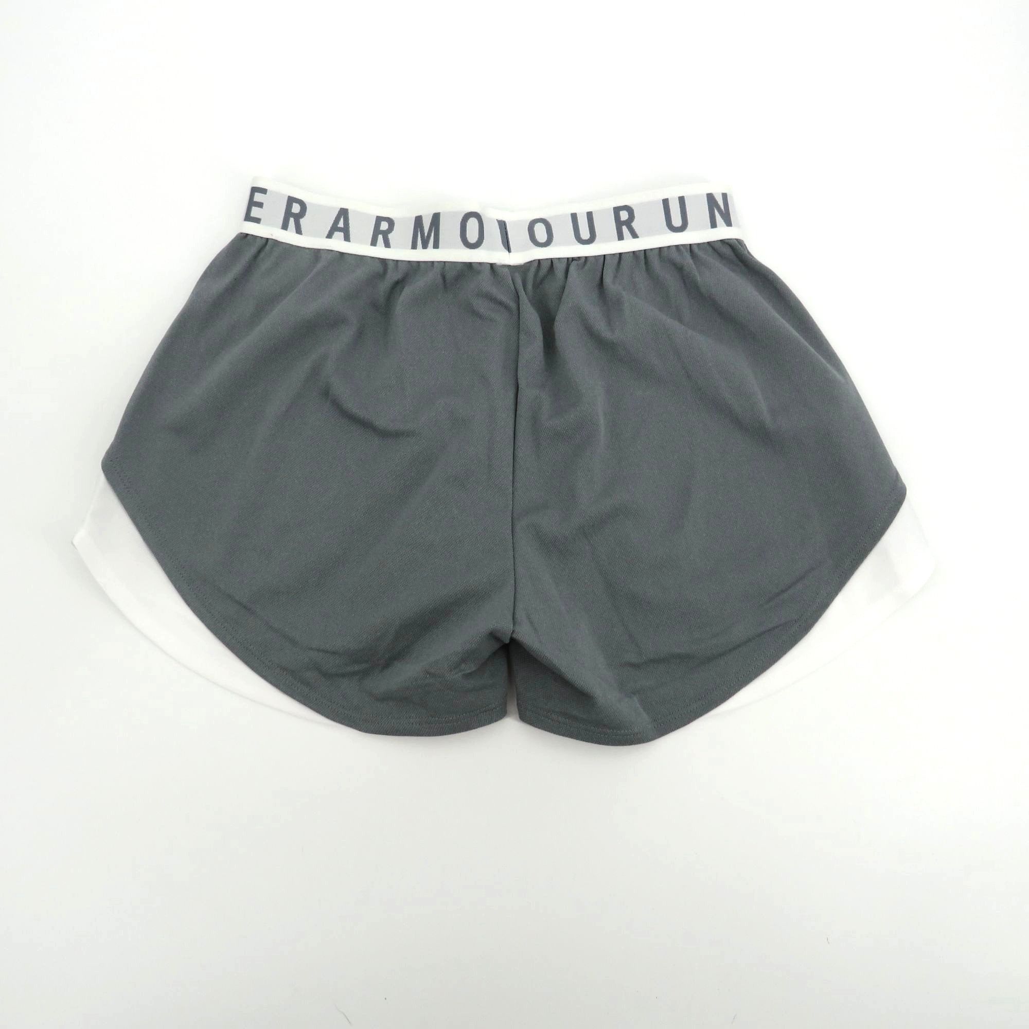 Under Armour Under Armour Womens Running Shorts Gray White Size S NWOT Size 26" / US 2 / IT 38 - 4 Thumbnail