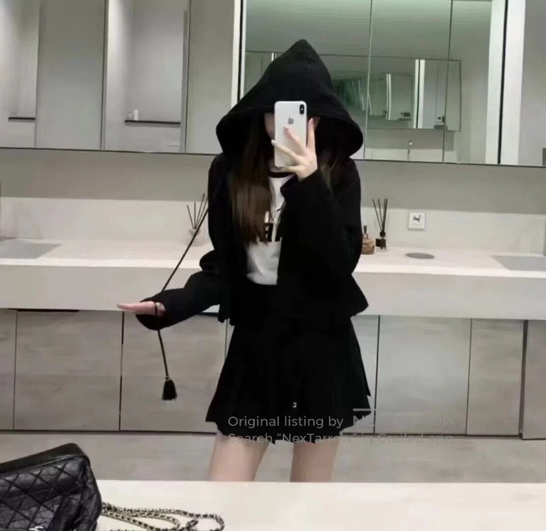 Celine celine black hooded coat. Size S / US 4 / IT 40 - 7 Thumbnail