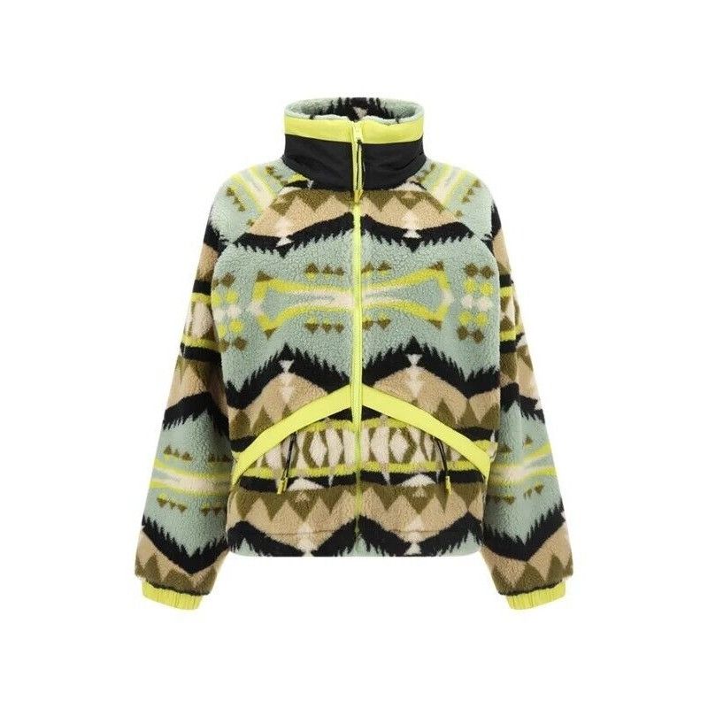 Woolrich Woolen Mills Jacquard Sherpa Fleece Jacket Size M / US 6-8 / IT 42-44 - 1 Thumbnail