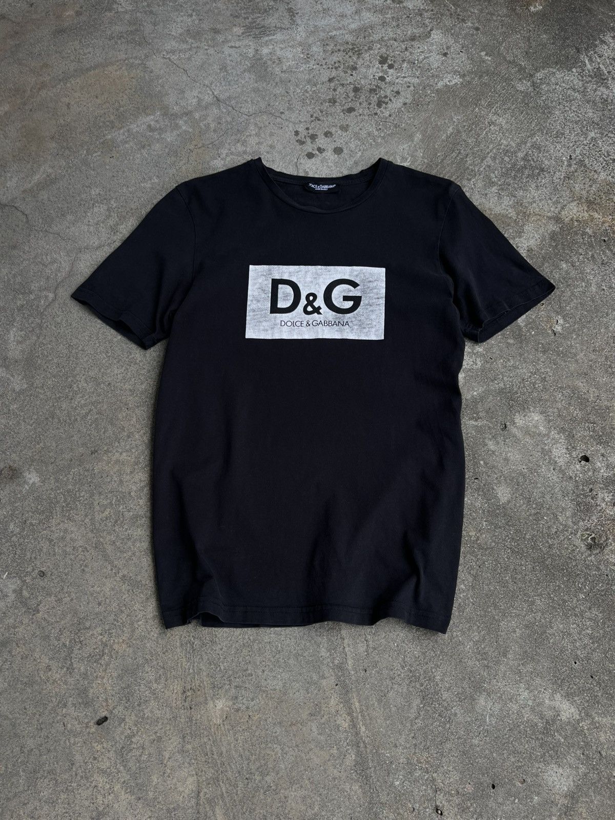 Dolce & Gabbana Dolce Gabbana y2k Big Box Logo T-shirt Indie Sleaze If Six Size US L / EU 52-54 / 3 - 1 Thumbnail