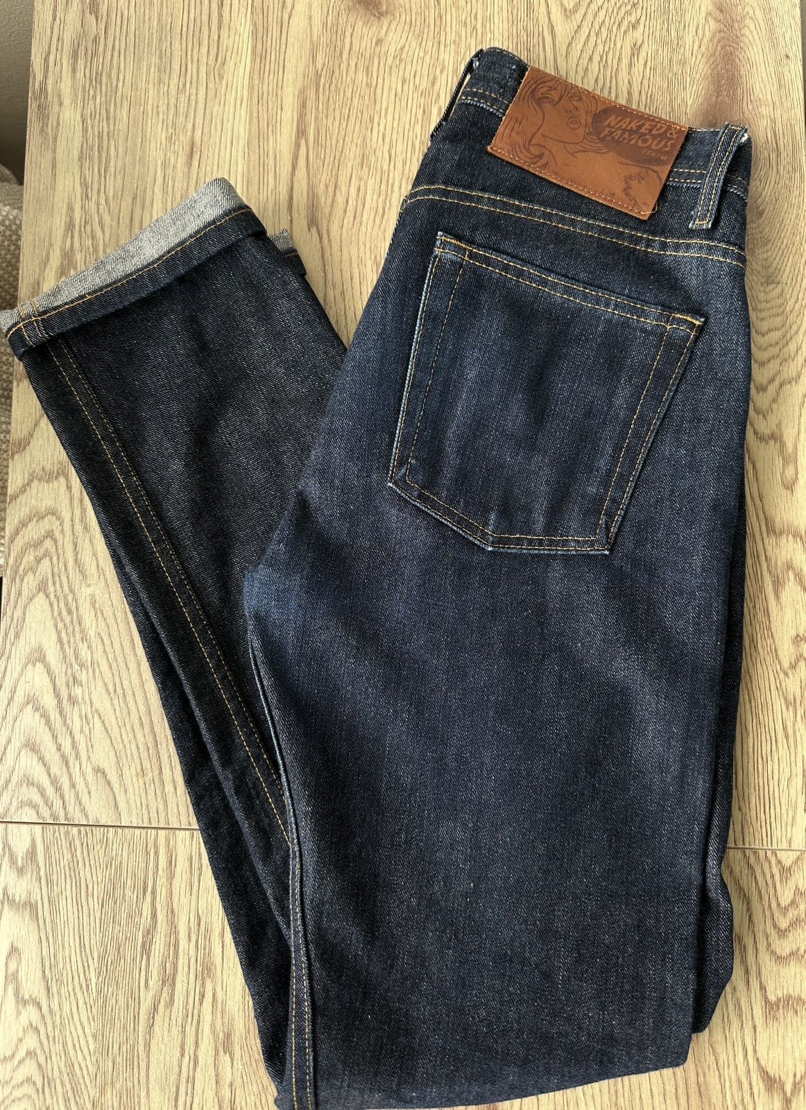 Naked & Famous Naked & Famous Left Hand Twill Selvedge – Weird Guy – 29 Size US 29 - 1 Thumbnail