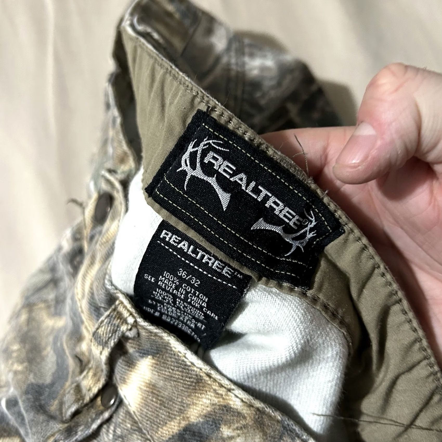 Realtree VINTAGE Realtree Camo Baggy Pants Size 36X32 Mens Carpenter Brown 36 32 Y2K Size US 36 / EU 52 - 3 Thumbnail