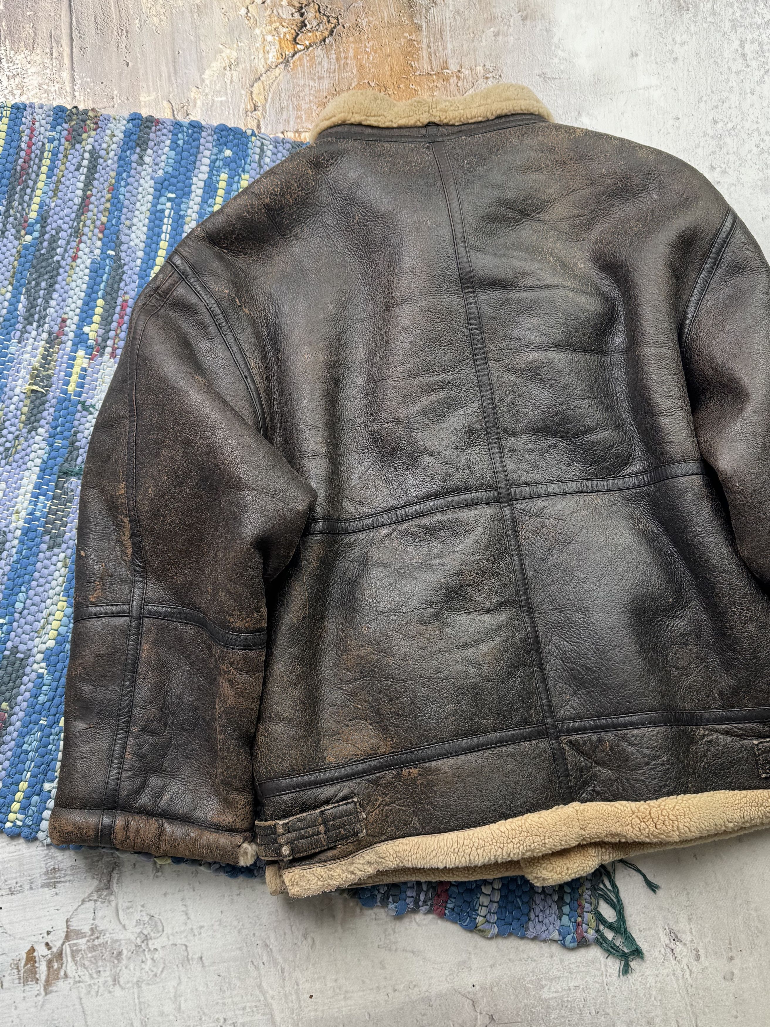 Vintage Vintage Real Sheepskin Jacket A683D15(464) Size US S / EU 44-46 / 1 - 11 Thumbnail