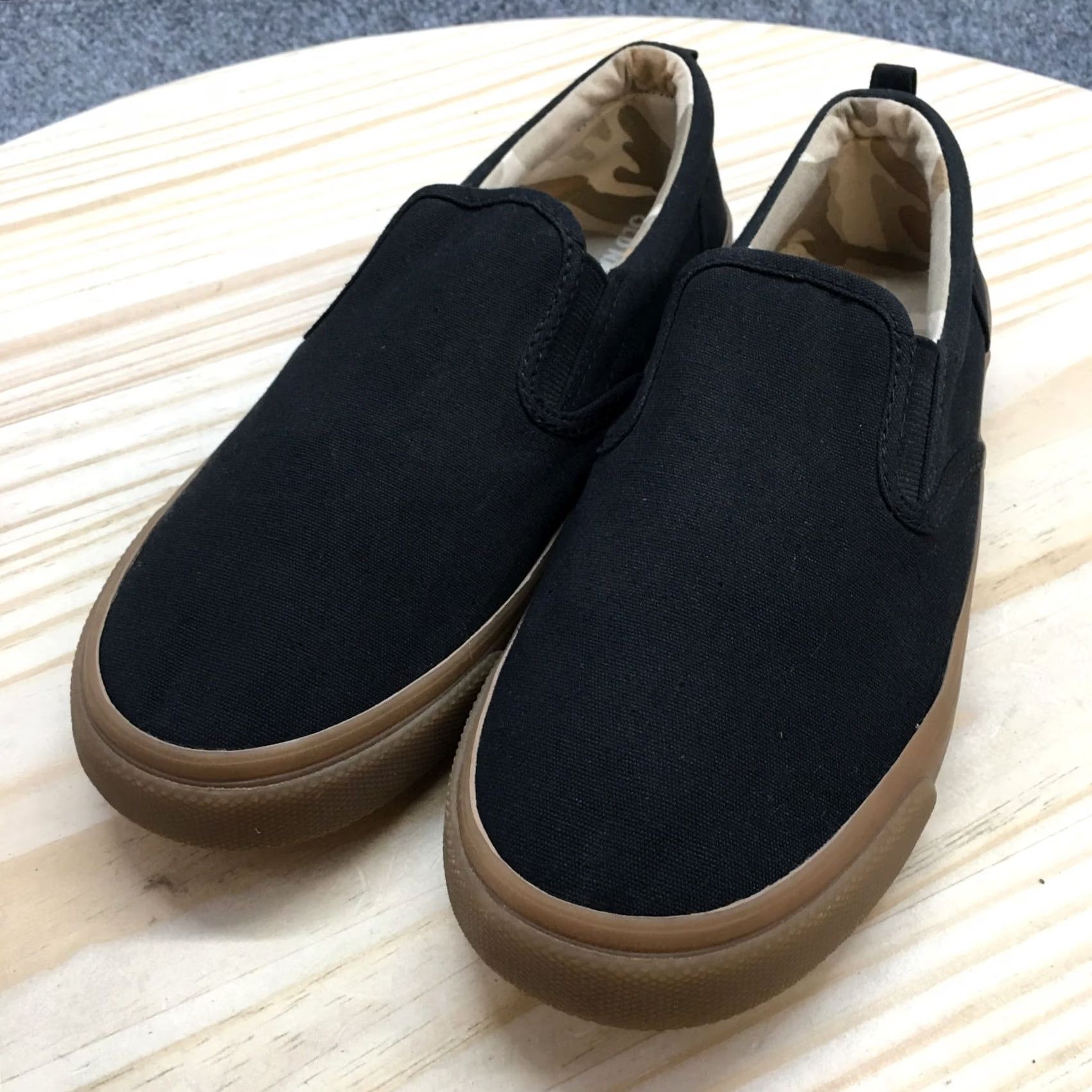 Old Navy Old Navy Shoes Womens 6 Slip-On Sneakers Black Comfort Casual Low Top Shoes Womens 6 Slip-On Black Canvas Casual Walking Footwear Women Size M / US 6-8 / IT 42-44 - 3 Thumbnail
