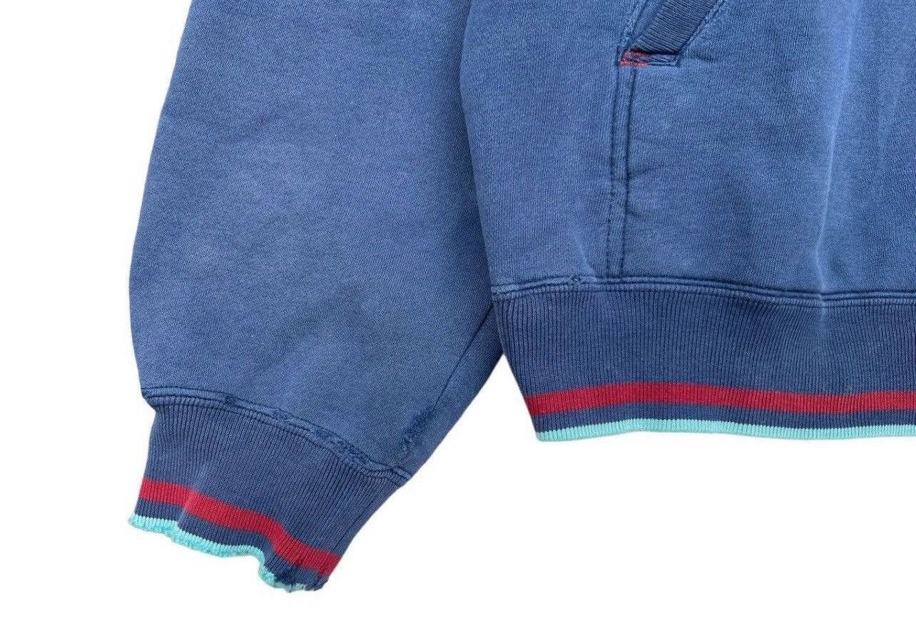 Nike Vintage Nike Embroidered Spellout Sunfaded Baggy Boxy Hoodie Size US XL / EU 56 / 4 - 4 Thumbnail