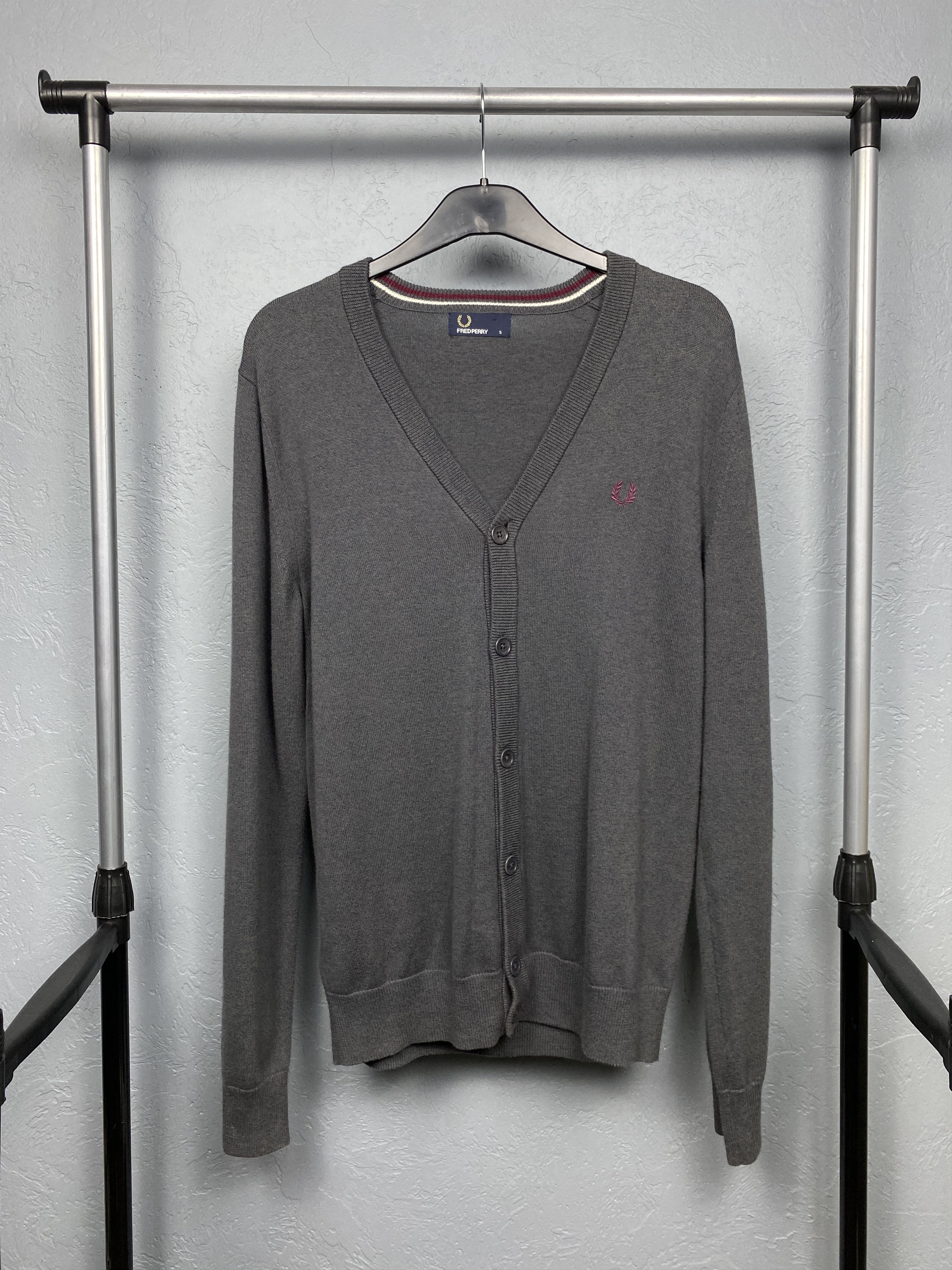 Fred Perry Fred Perry Vintage Mens Wool Cardigan Sweater Size US S / EU 44-46 / 1 - 1 Thumbnail