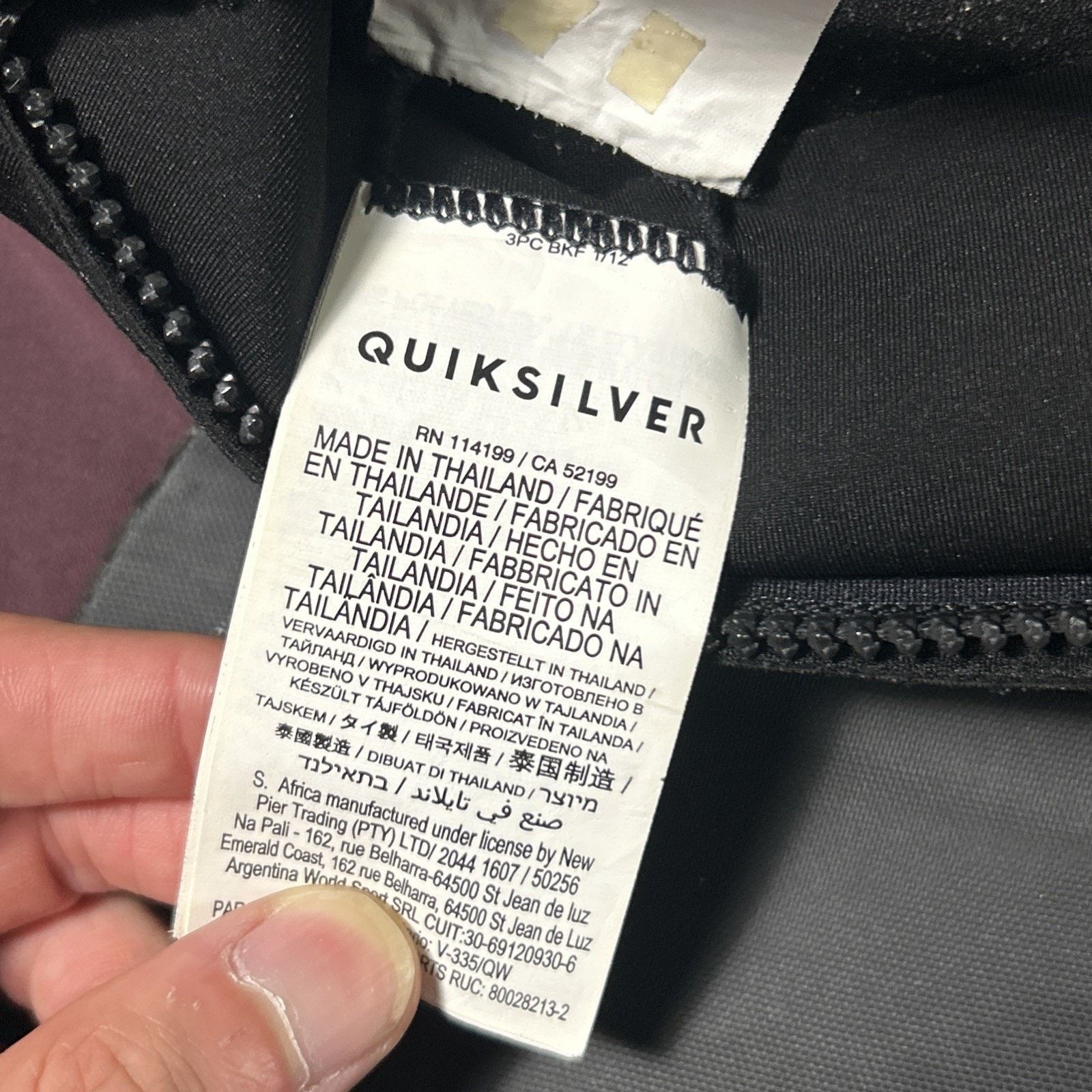 Quiksilver Quiksilver Syncro 3:2 Fullbody Wetsuit Medium TDC WarmFlight Size US 28 / EU 44 - 19 Thumbnail
