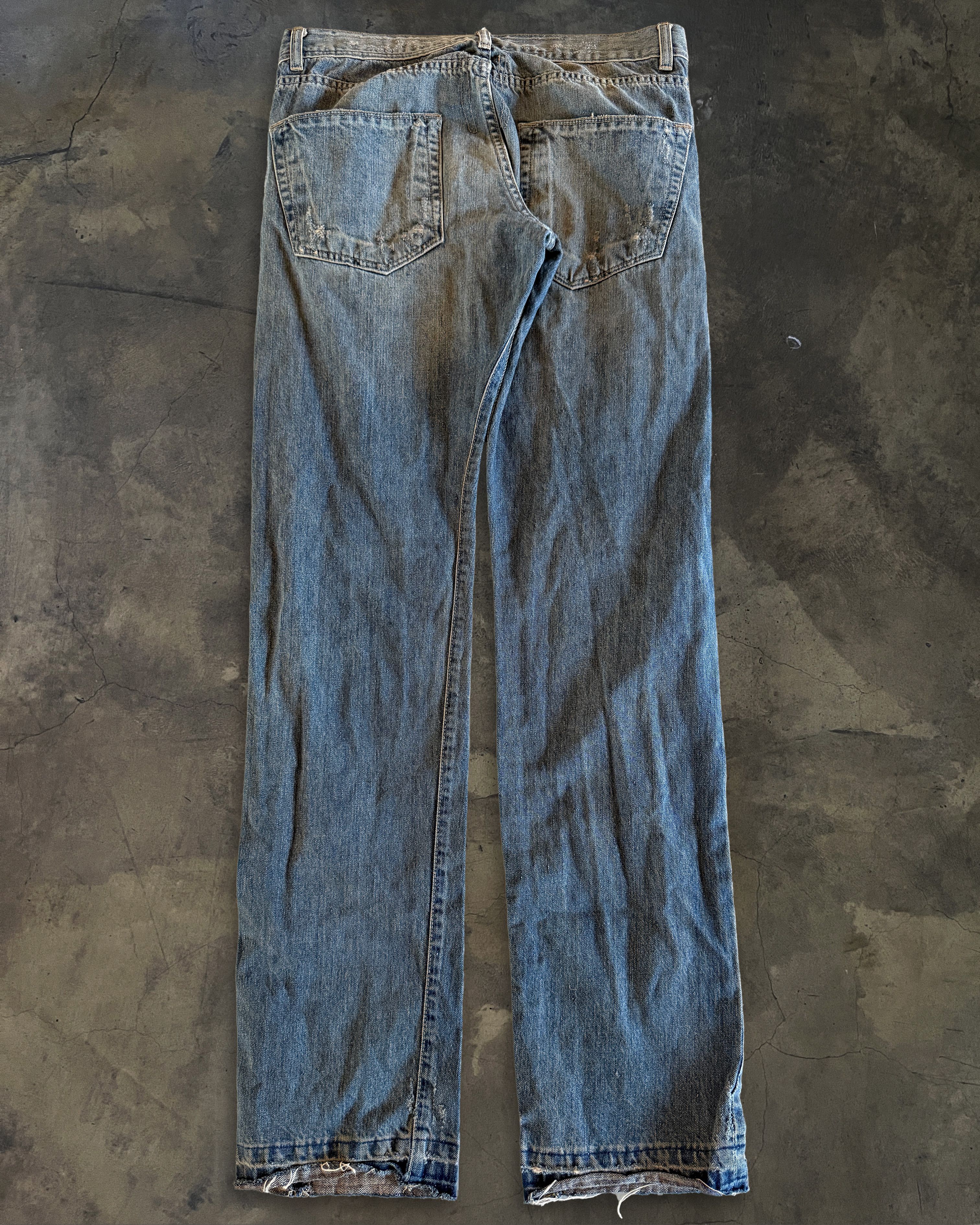 Rick Owens RICK OWENS AW2007 "EXPLODER" INDIGO DETRIOTS Size US 33 - 3 Thumbnail