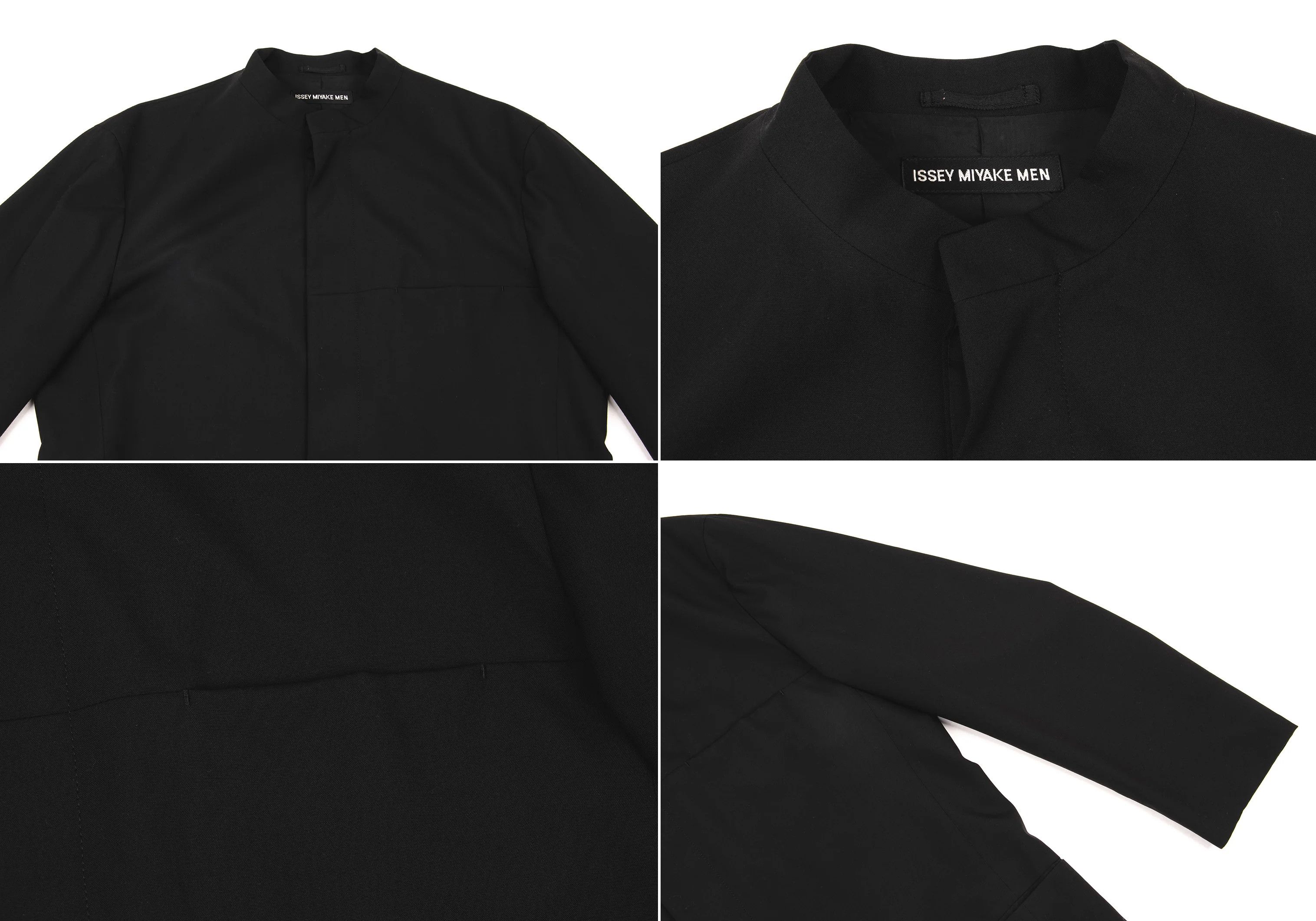 Issey Miyake Black Trouser Suit Set with Jacket and Pants Size US XXL / EU 58 / 5 - 3 Thumbnail