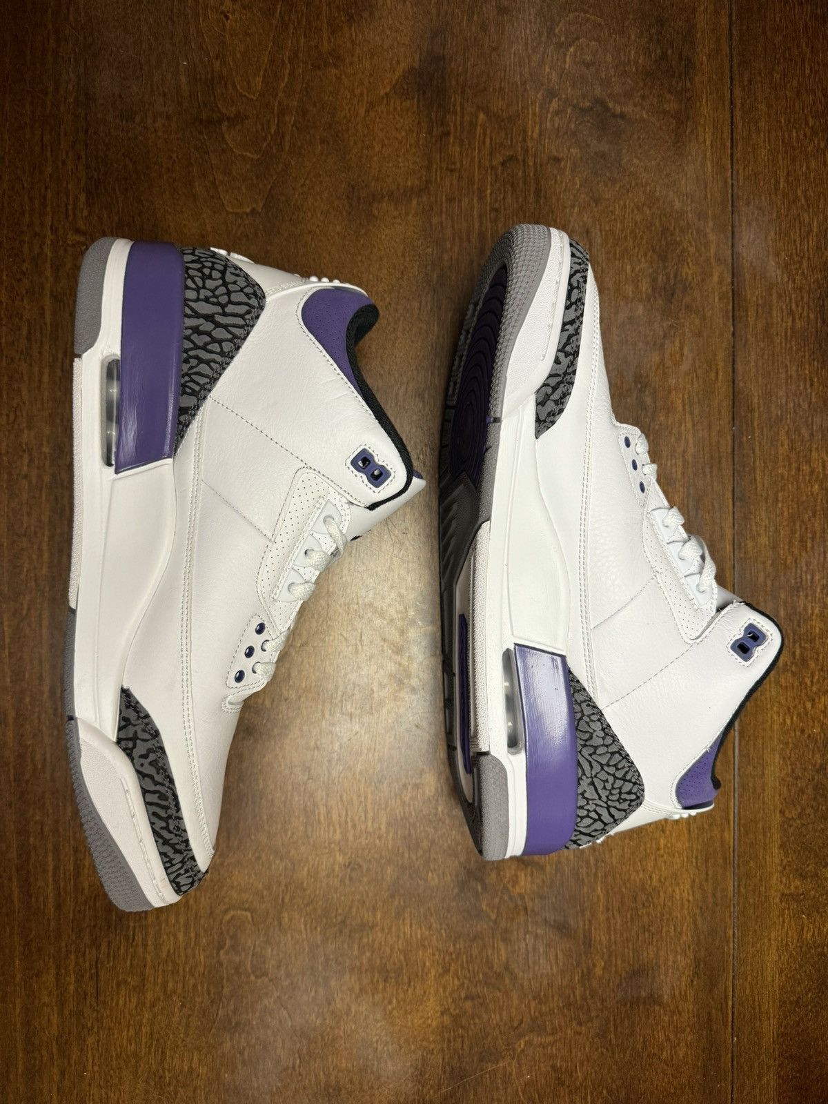 Jordan Brand × Nike Air Jordan 3 Retro “Dark Iris” Size US 12 / EU 45 - 2 Thumbnail