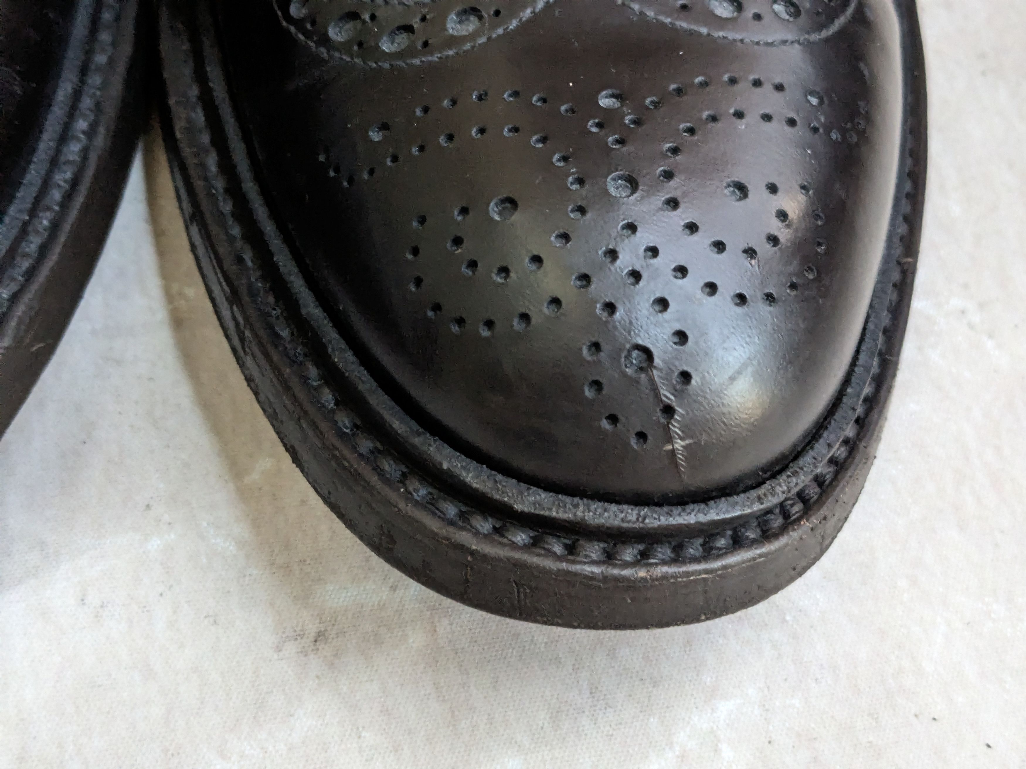 Prada Prada Wingtip Brogues Dark Brown 12.5 Leather Size US 12.5 / EU 45-46 - 3 Thumbnail