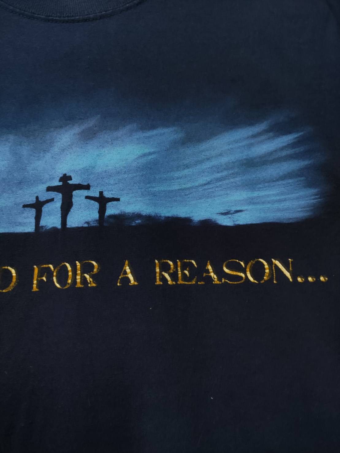 Vintage Vtg 00's Jesus Died For A Reason T-Shirt Size US XXL / EU 58 / 5 - 5 Thumbnail