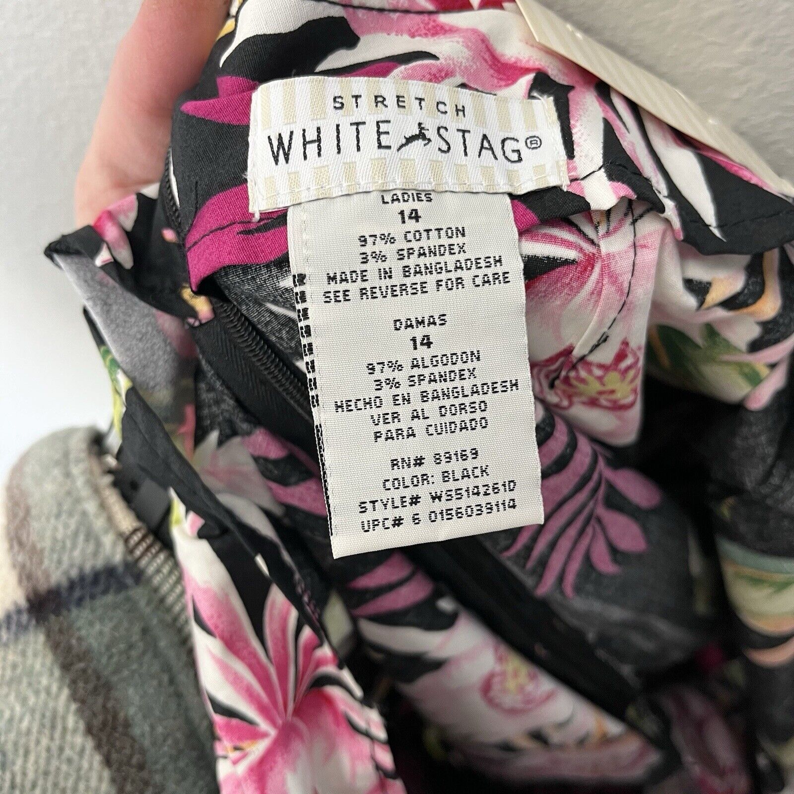 Vintage White Stag | Vintage Tie Skort Skirt Wrap Hawaiian Floral Size 36" / US 14 / IT 50 - 7 Thumbnail