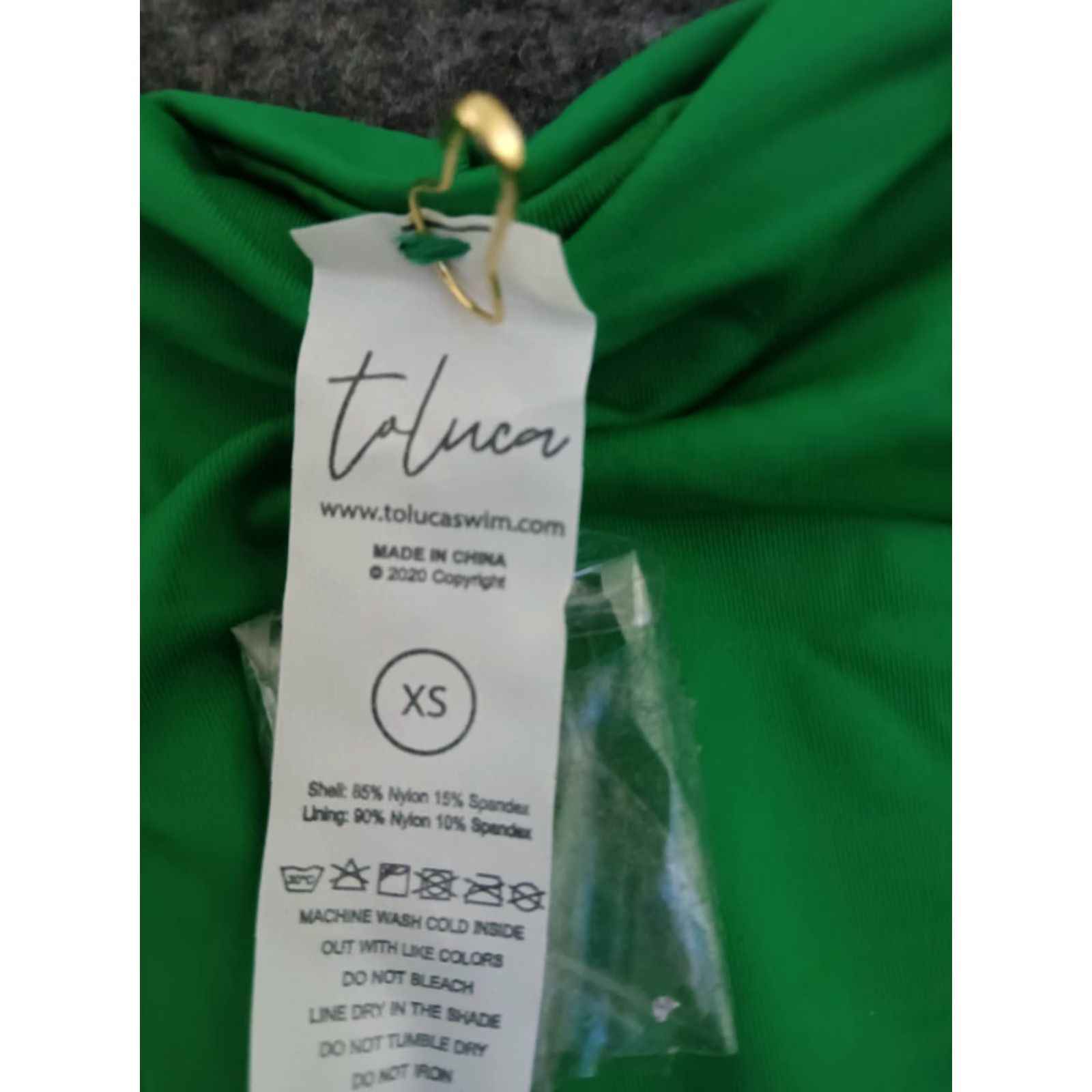 Chanel Toluca Swim Channel Side One Piece Midi Spaghetti Strap Swimsuit Bathing XS Lush Nylon Spandex Women Beach Sexy Size ONE SIZE - 5 Thumbnail