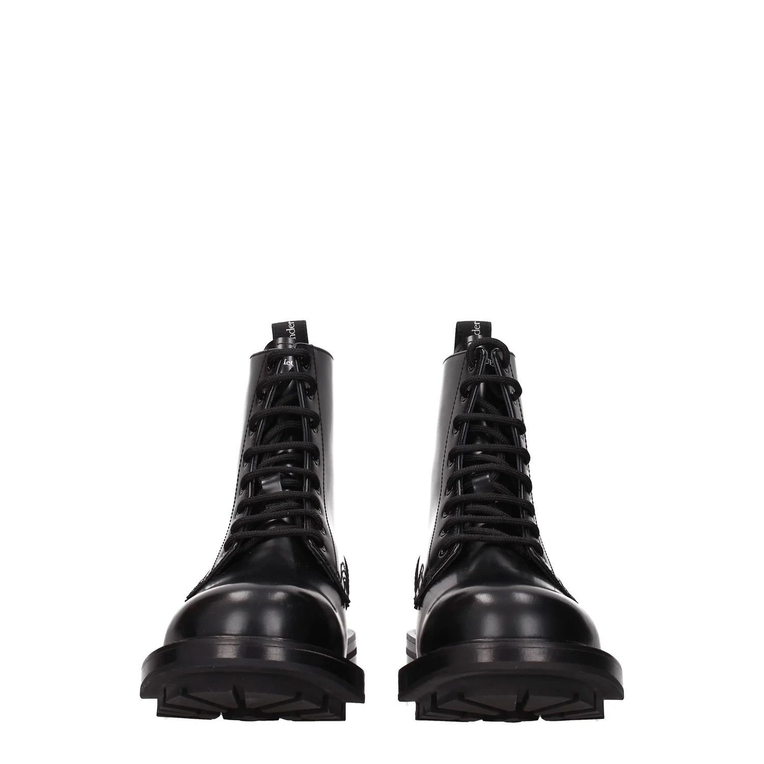 Alexander McQueen ob1o1e0225 Leather Ankle Boots in Black Size US 9 / EU 42 - 3 Thumbnail