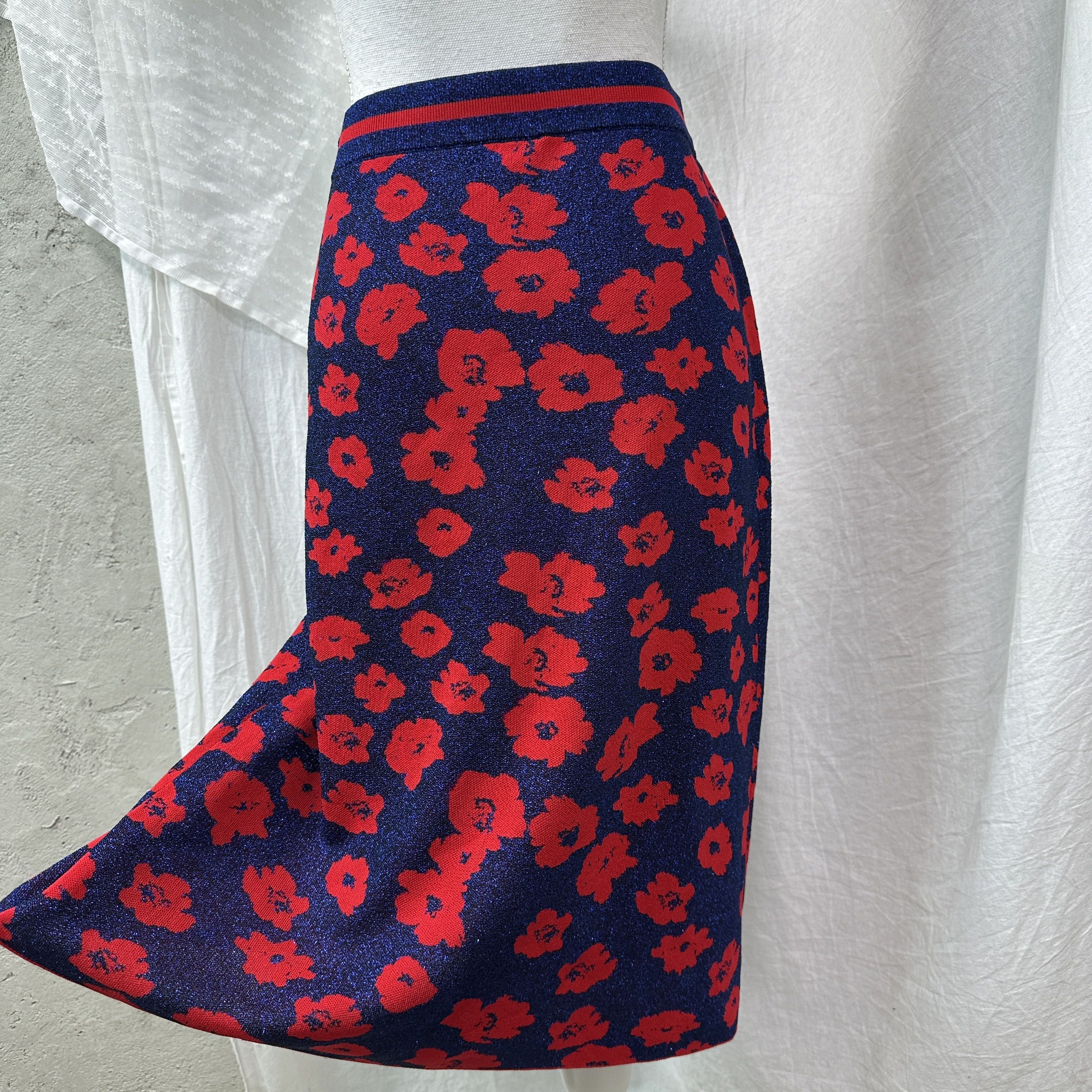 Baum und Pferdgarten Vintage Floral Baum und Pferdgarten Midi Skirt Y2K Size 26" / US 2 / IT 38 - 6 Thumbnail