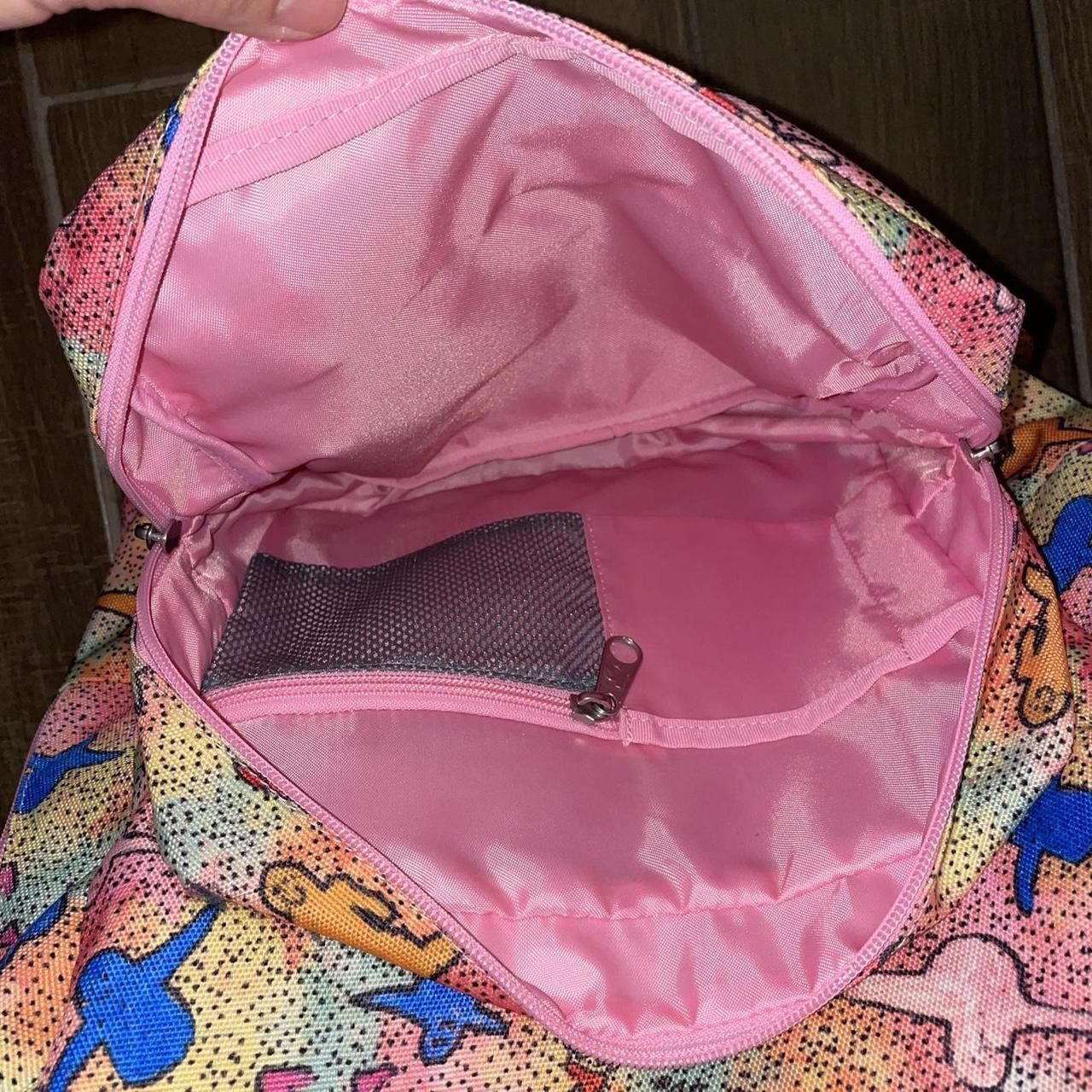 Jansport × Krooked Rare Mark Gonzales x Jansport Pink Backpack Krooked Skate Size ONE SIZE - 5 Thumbnail