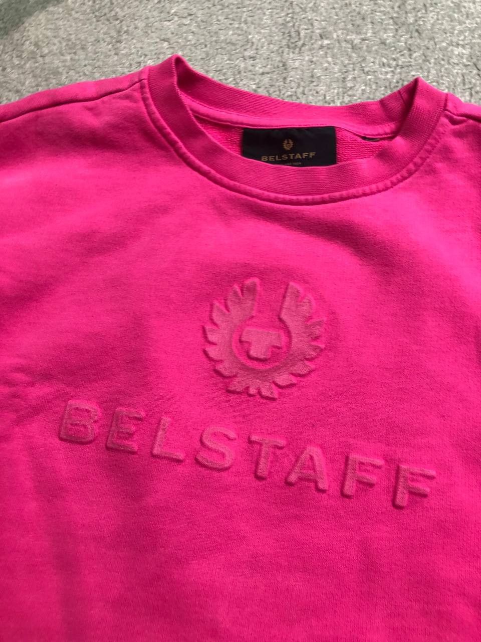 Belstaff Crewneck Sweatshirt Belstaff STREETWEAR BIG LOGO Size L / US 10 / IT 46 - 4 Thumbnail