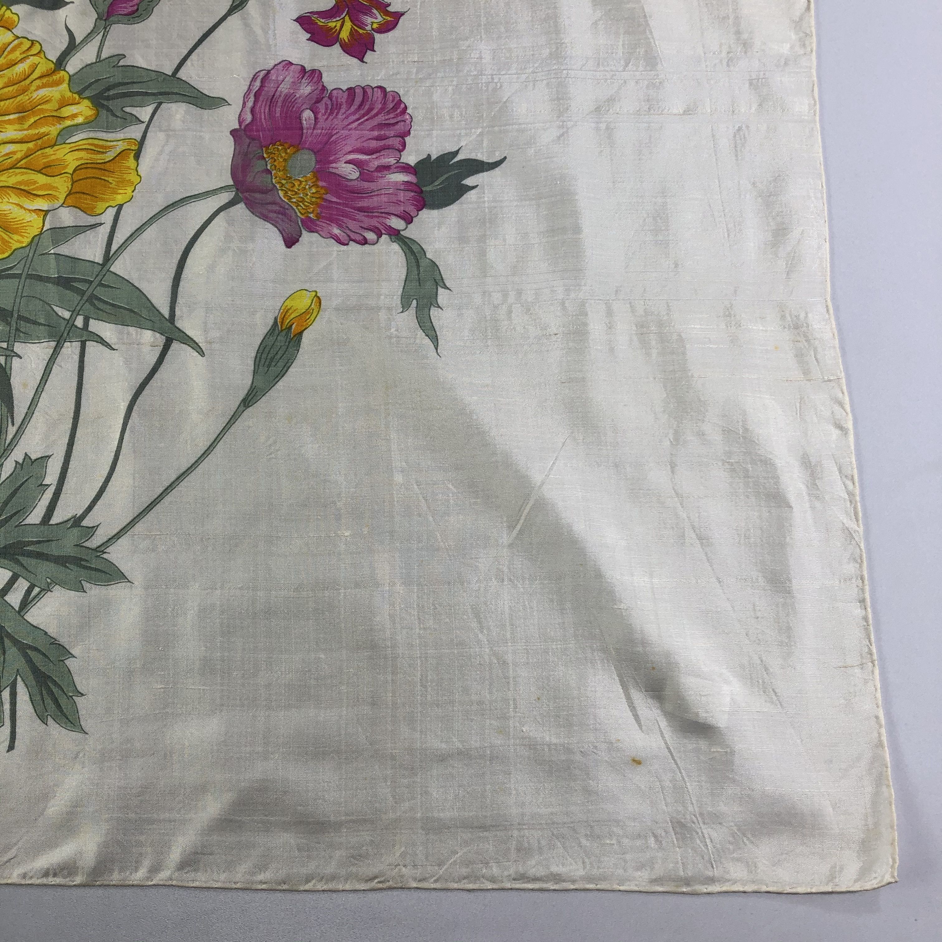 Vintage Vintage Silk Scarf Size ONE SIZE - 3 Thumbnail