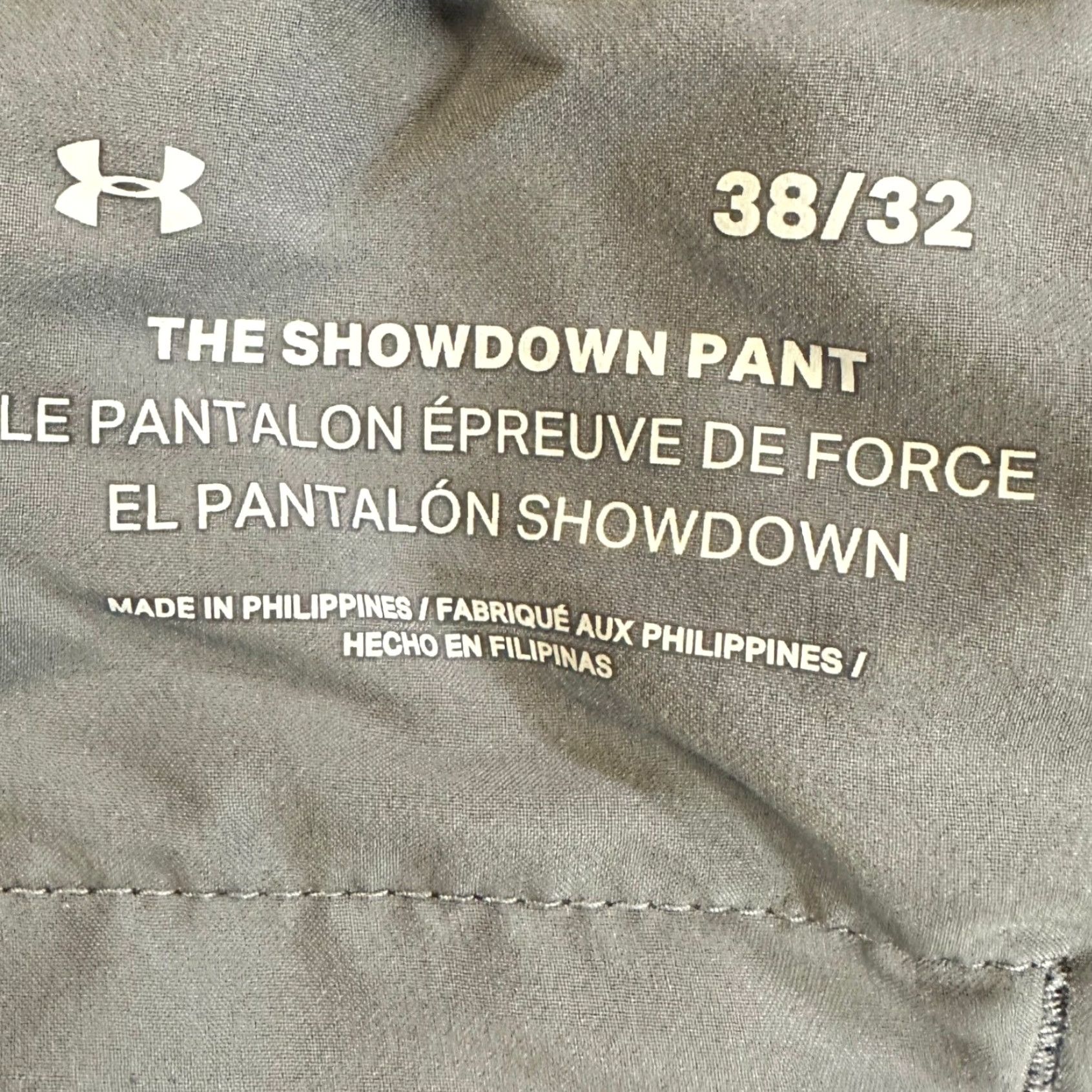 Under Armour Under Armour The Showdown Pants Golf Blue Flat Front Straight Leg Athletic Mens 38x32 URL Secure? Size US 38 / EU 54 - 3 Thumbnail