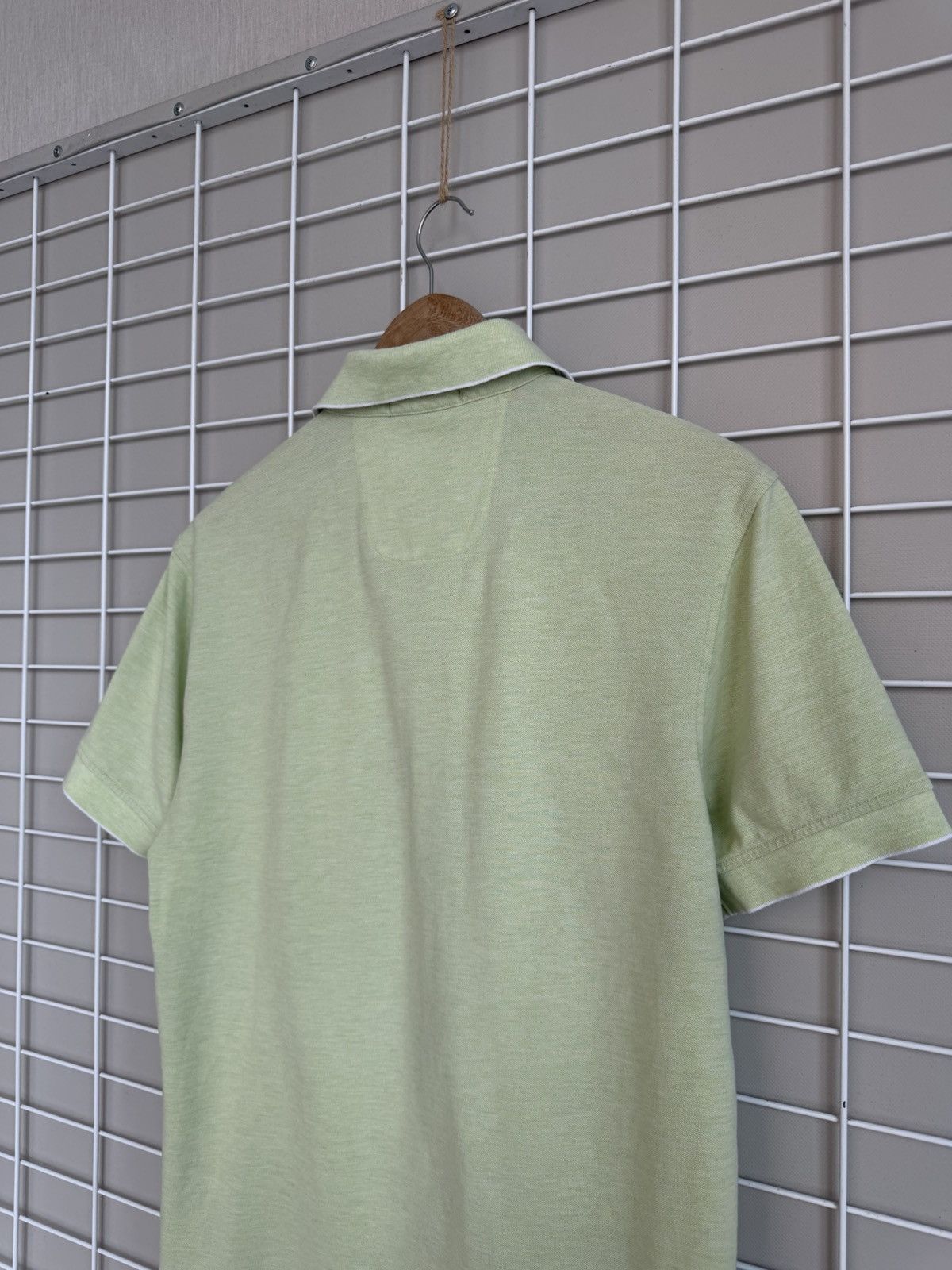 Ermenegildo Zegna Zegna Sport Light Green Polo Shirt Mens Size L Vintage Size US L / EU 52-54 / 3 - 8 Thumbnail