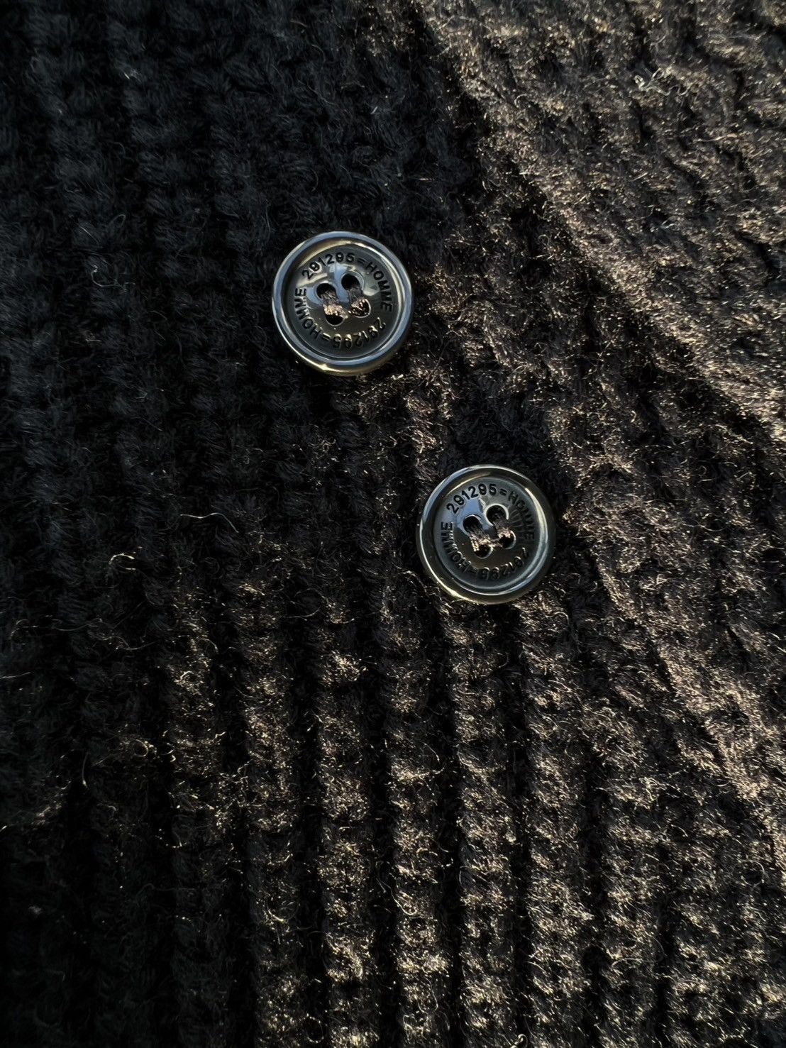 Japanese Brand Archive* 291295=HOMME KNIT CARDIGAN Size US S / EU 44-46 / 1 - 8 Thumbnail