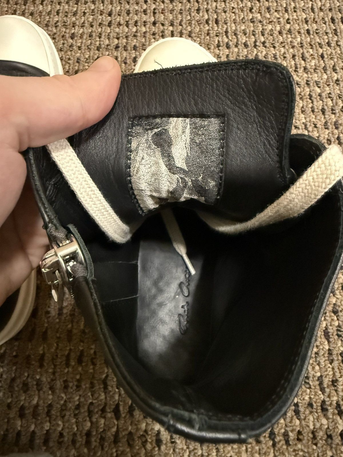 Rick Owens Low Top Ramones Mainline